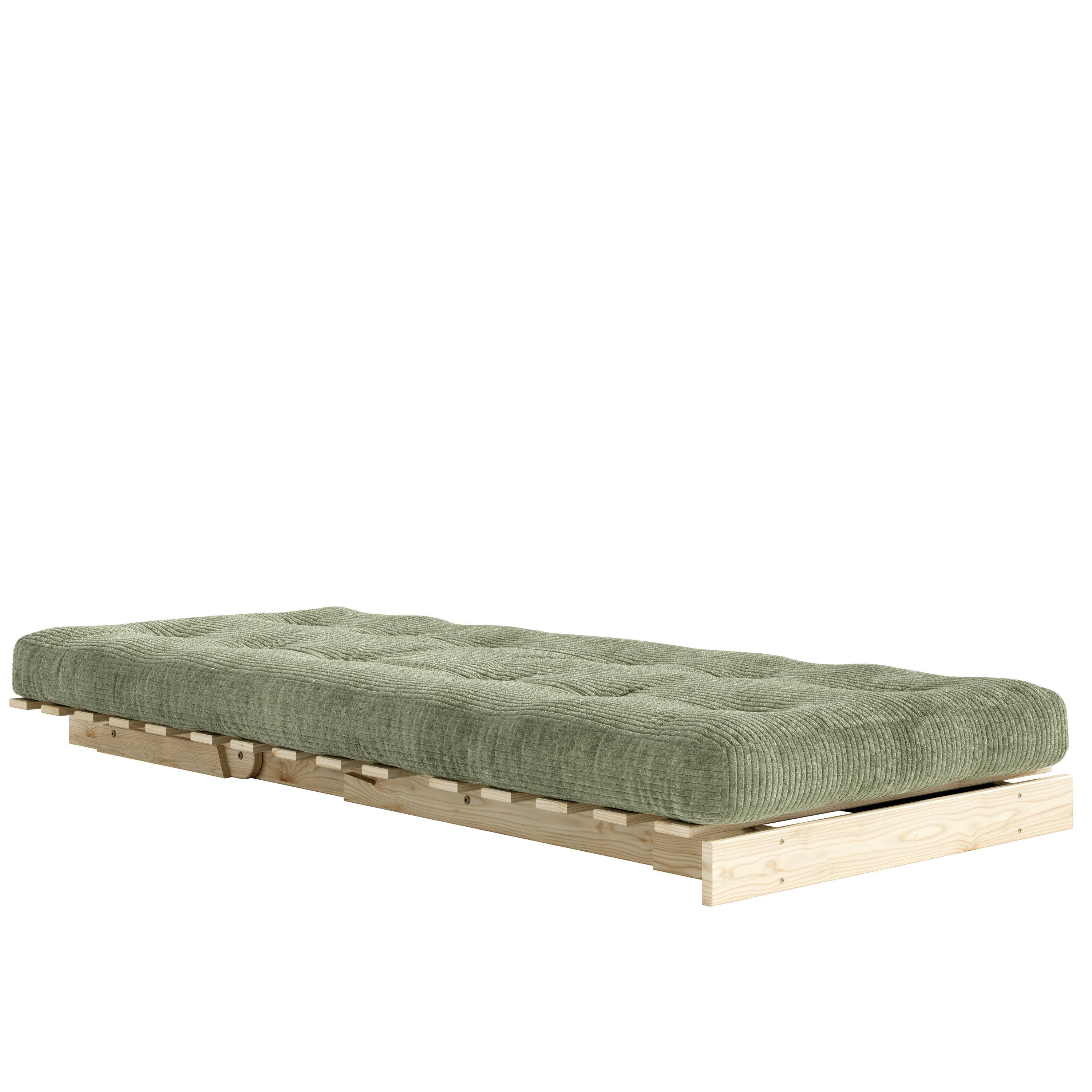 Karup Design Roots Sovesofa Raw/Khaki Green 90cm