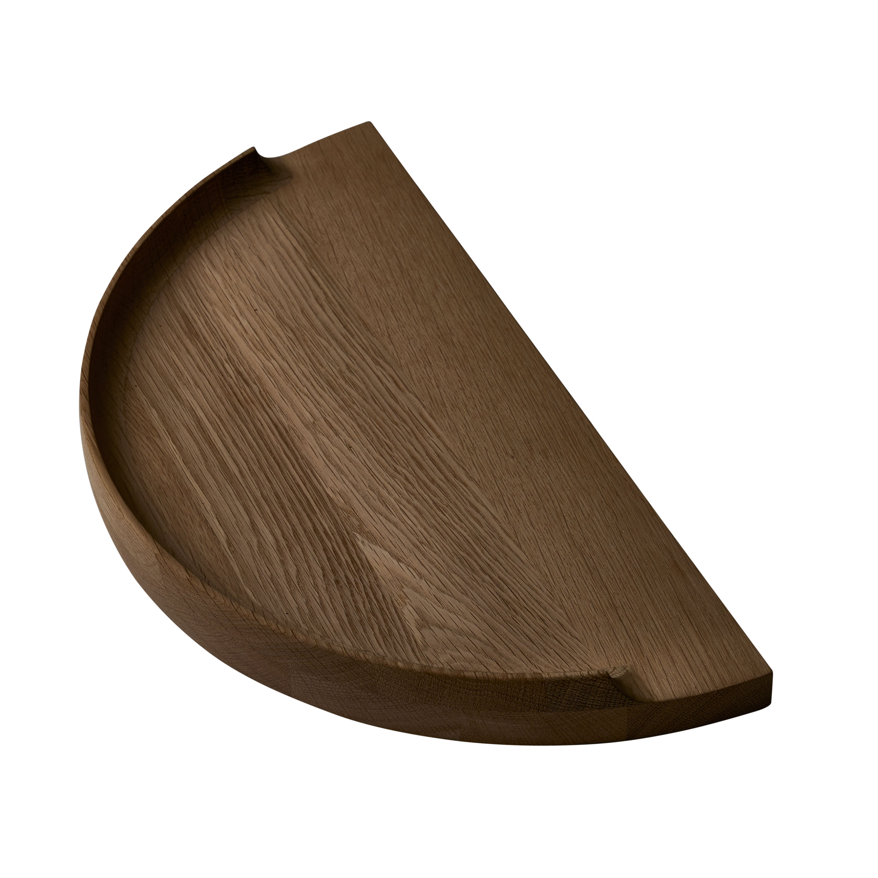 Aakjaer Furniture - Arcus Vegghylle Røykoljet Eik - Holz  - Vegghyller