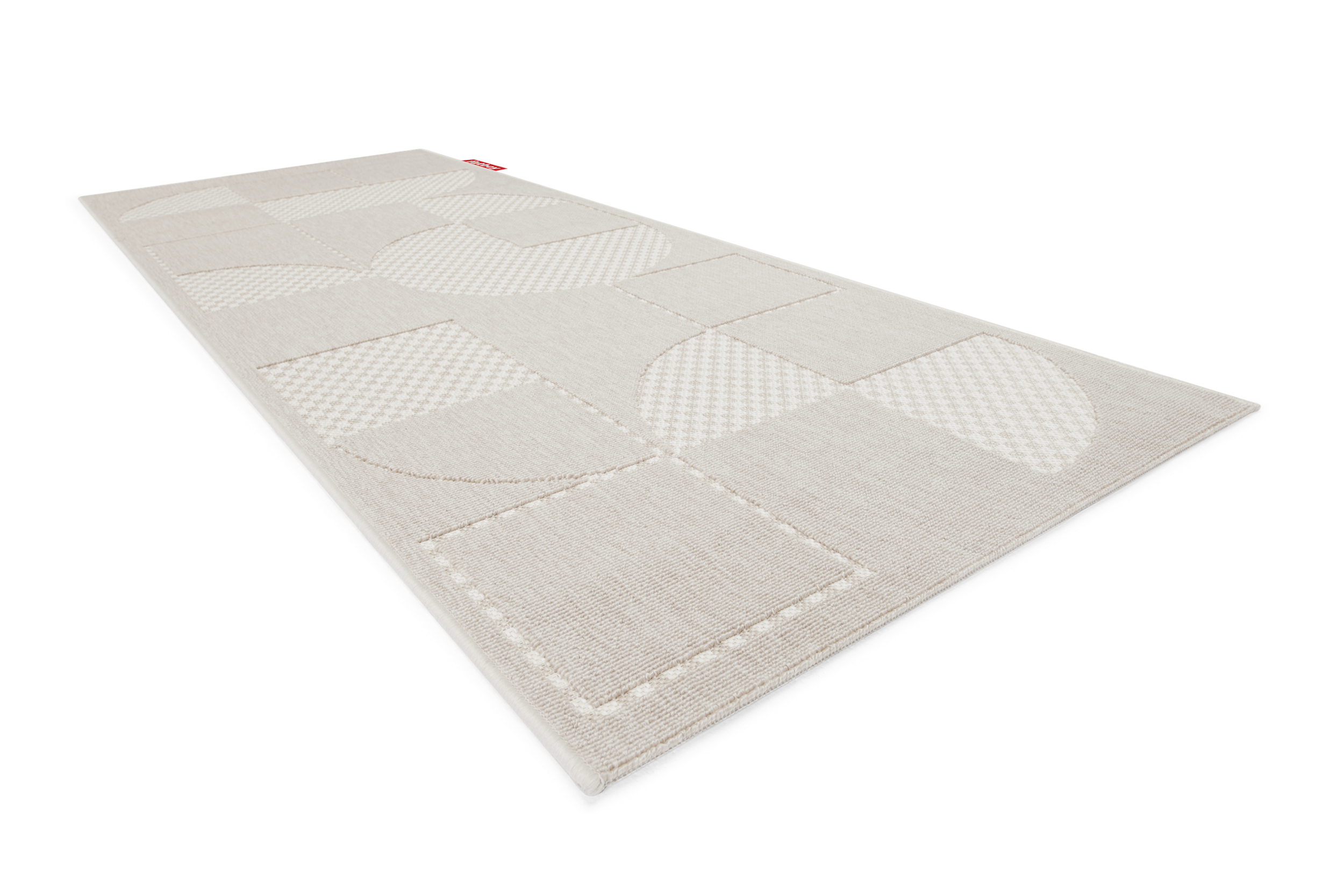 Fatboy Carpretty Catwalk Outdoor Teppich Jigsaw Cream/White 80x200