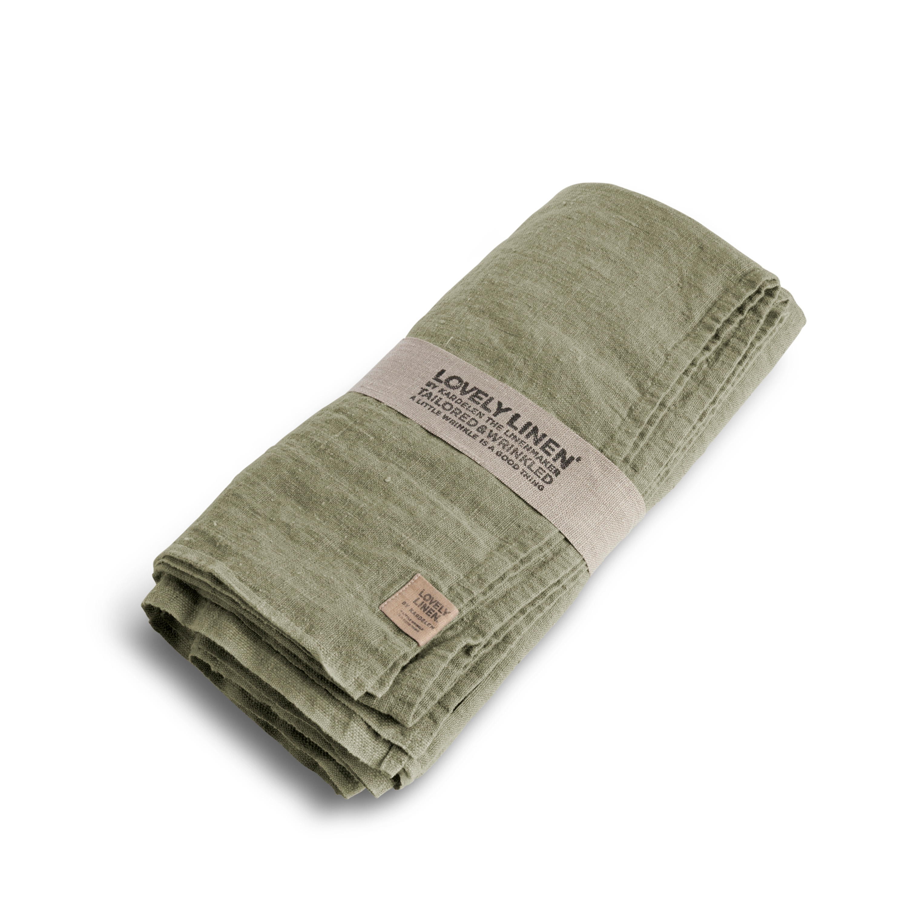 Lovely Linen Lovely Linneduk Avocado 145x250