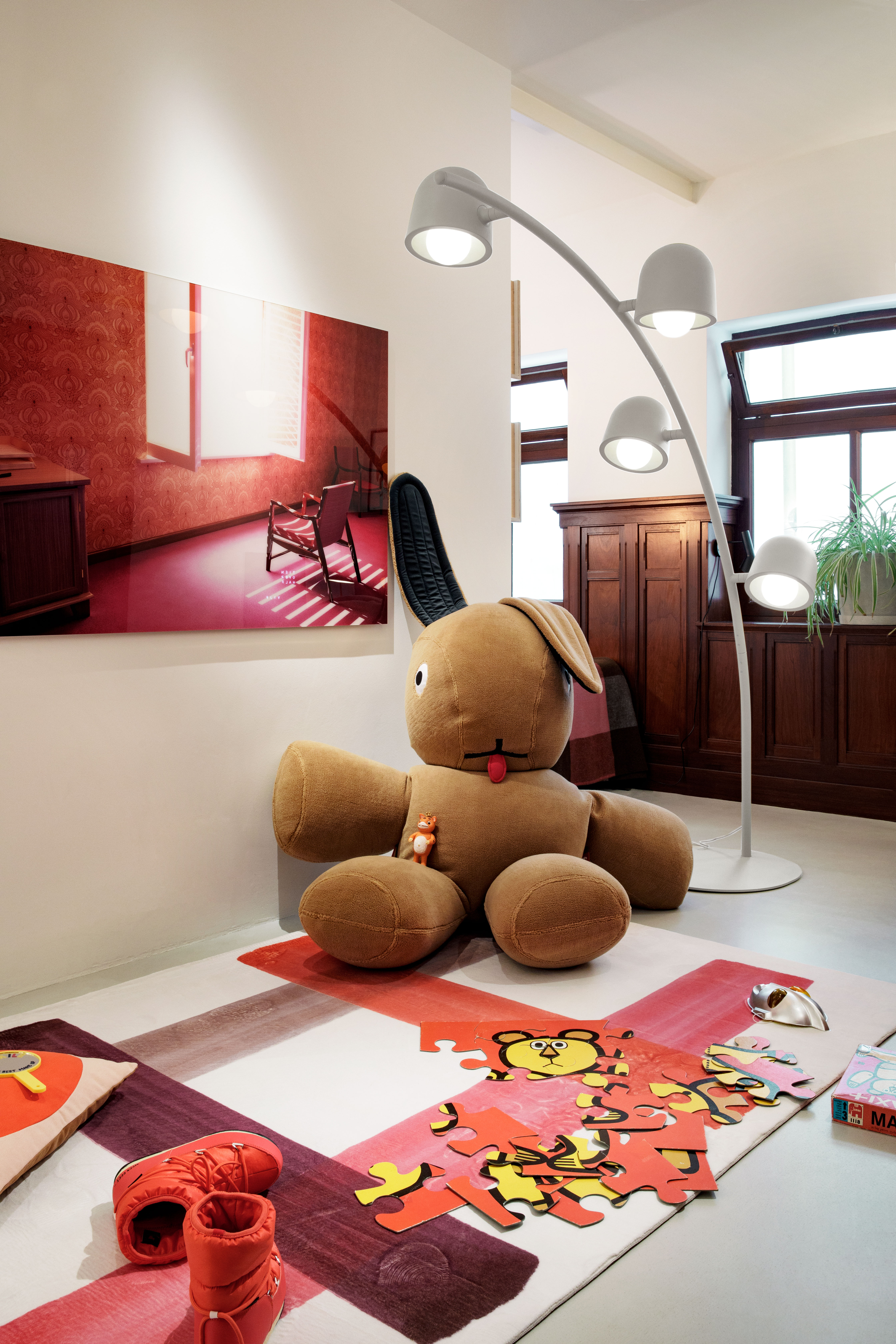 Fatboy Big Lebow Golvlampa Grey