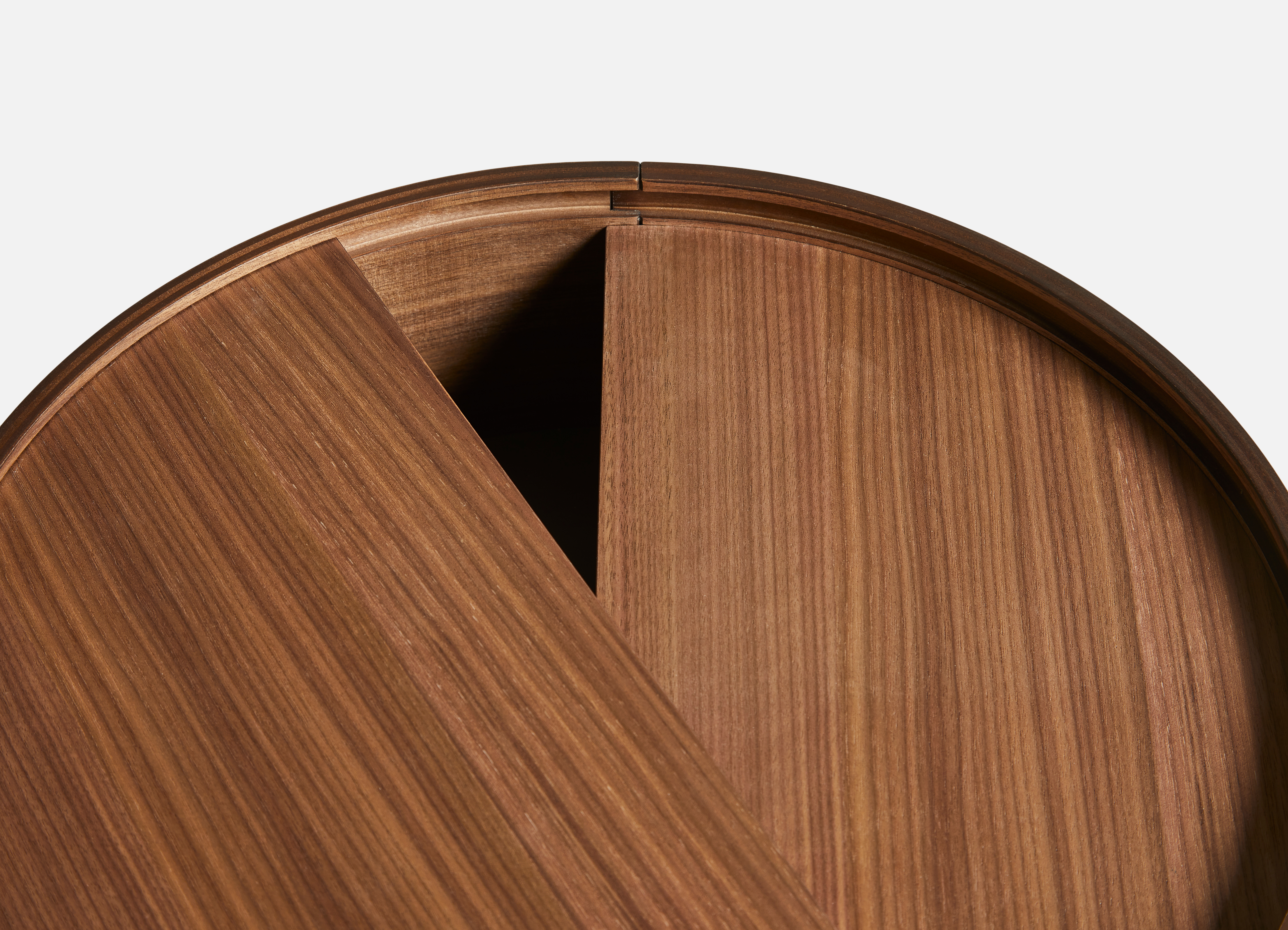 Woud Arc Sidobord Walnut Ø42