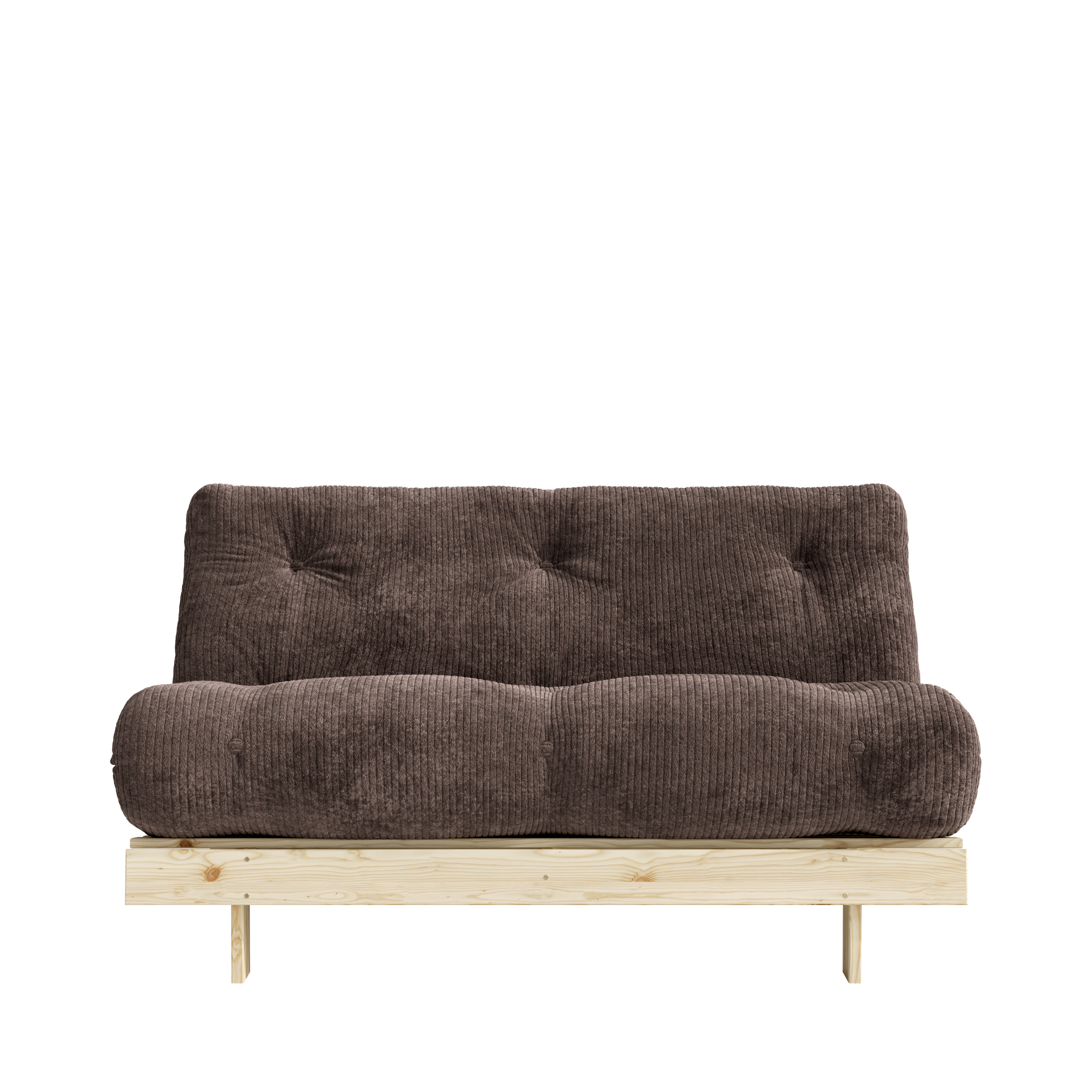 Karup Design Roots Sovesofa Raw/Dark Cocoa 140cm