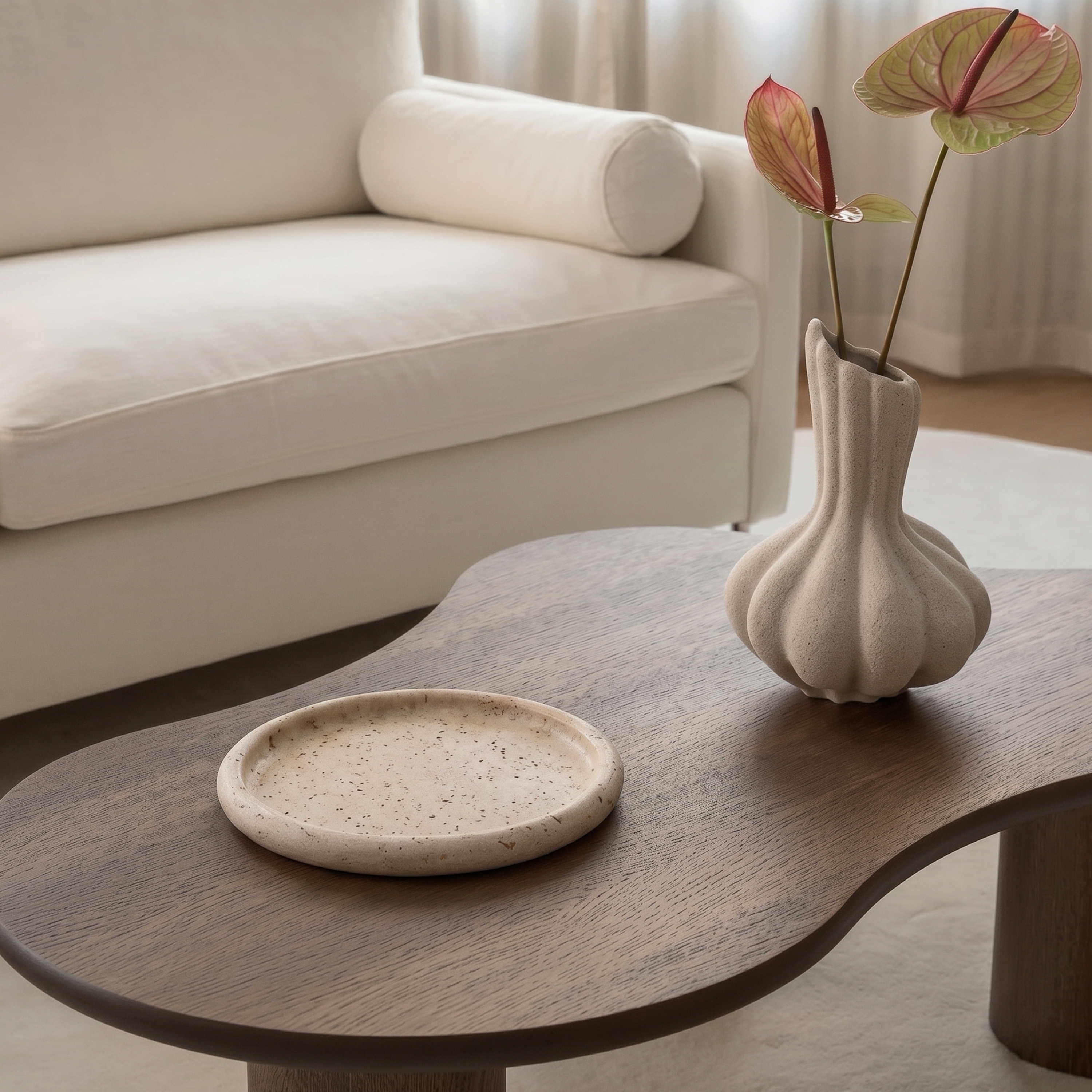 Sleepo Collection Nicola Bricka Travertin Ø30