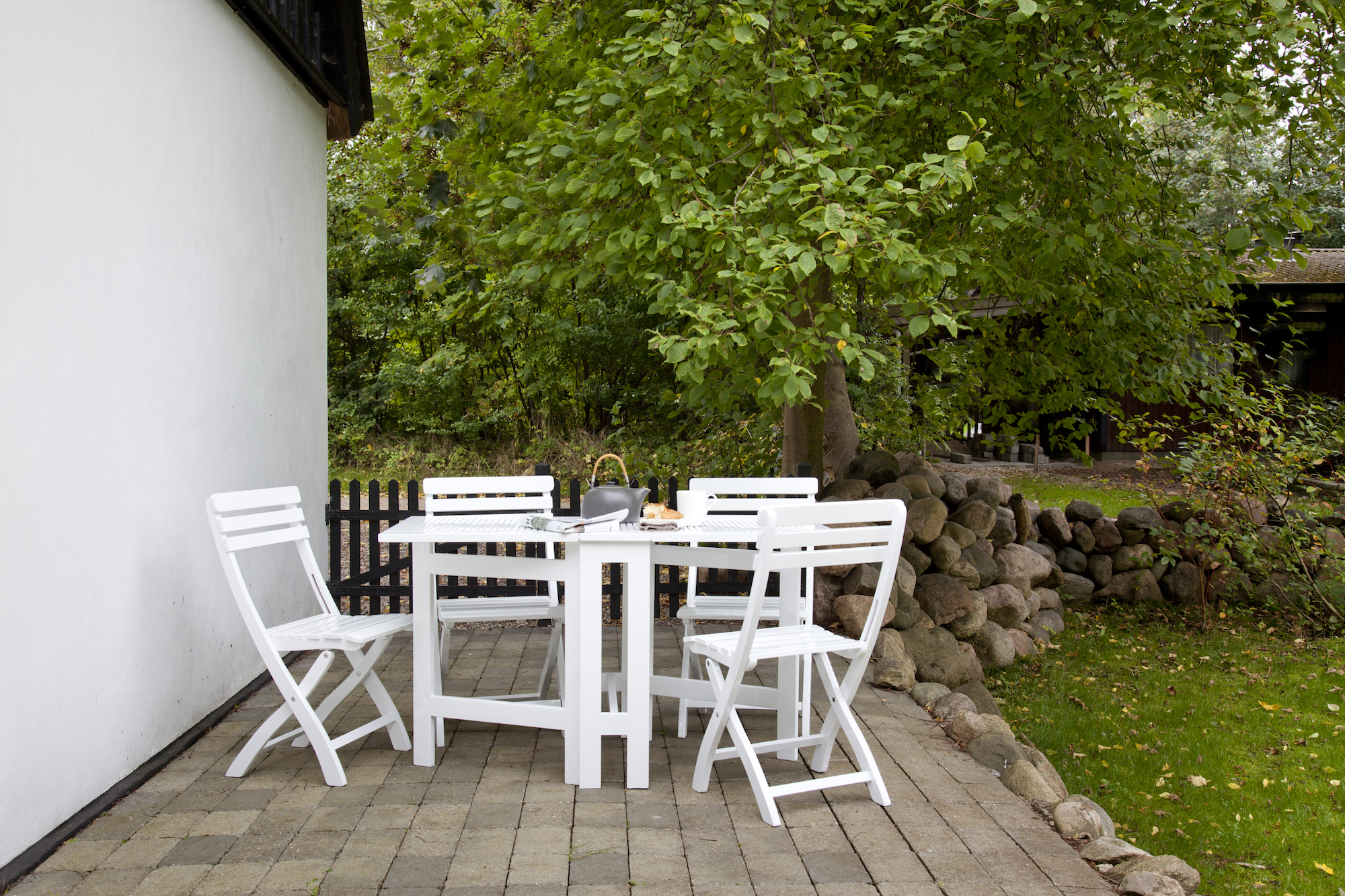 Cinas Clarish sammenleggbar stol White