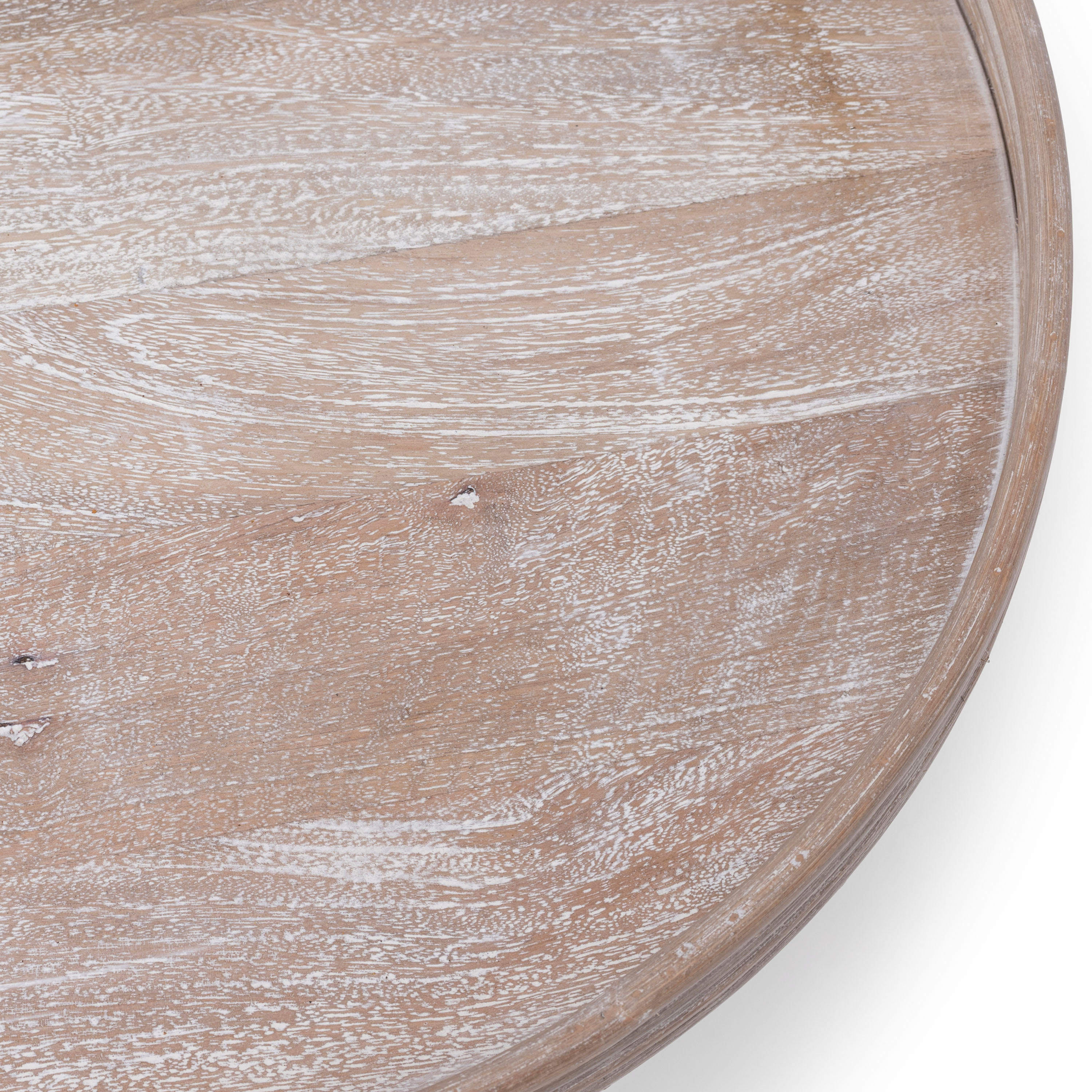 Hillerstorp Leicester Sidobord Mangoträ Ø60