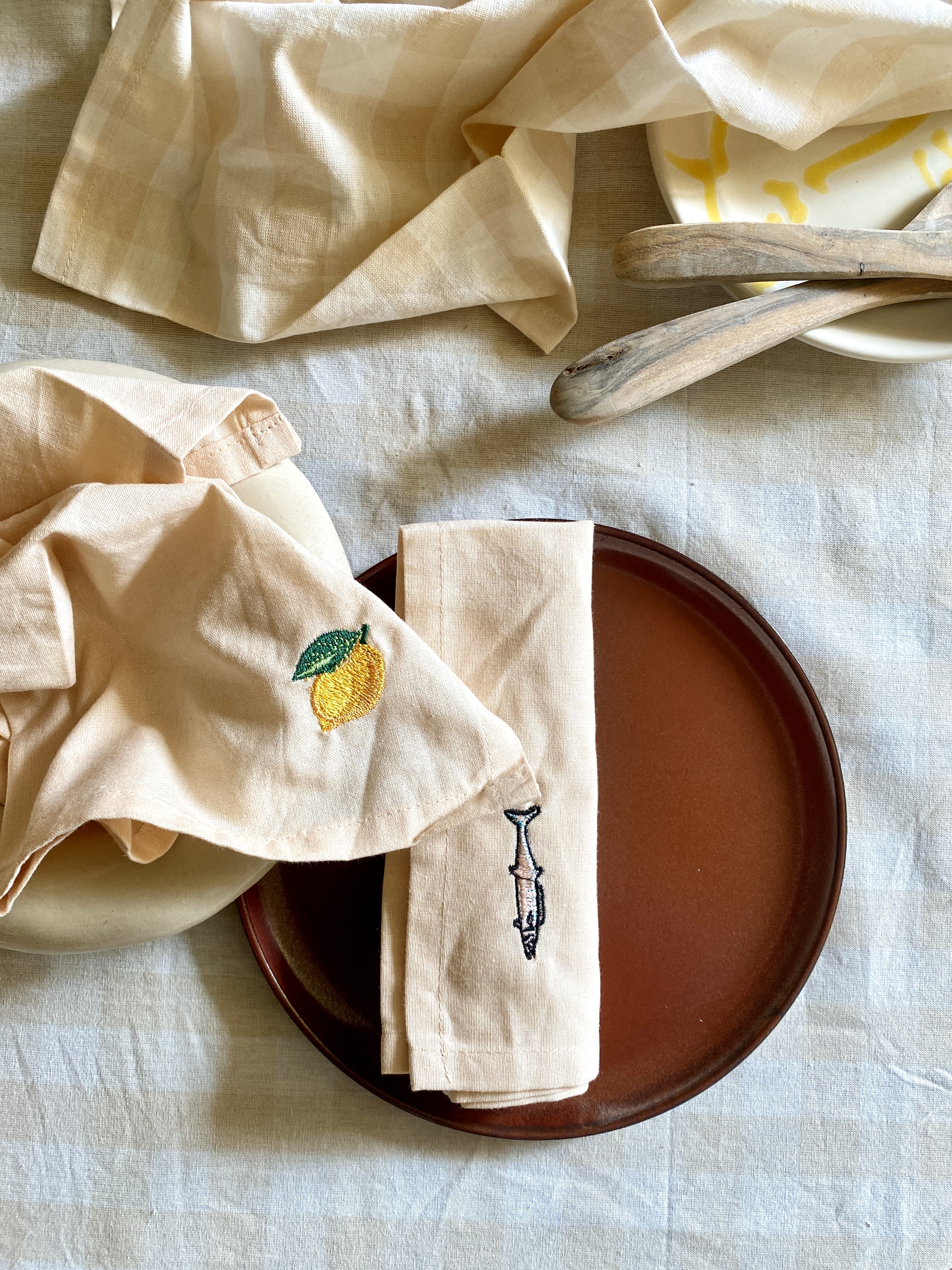 Midnatt Déjeuner Servett 4-pack