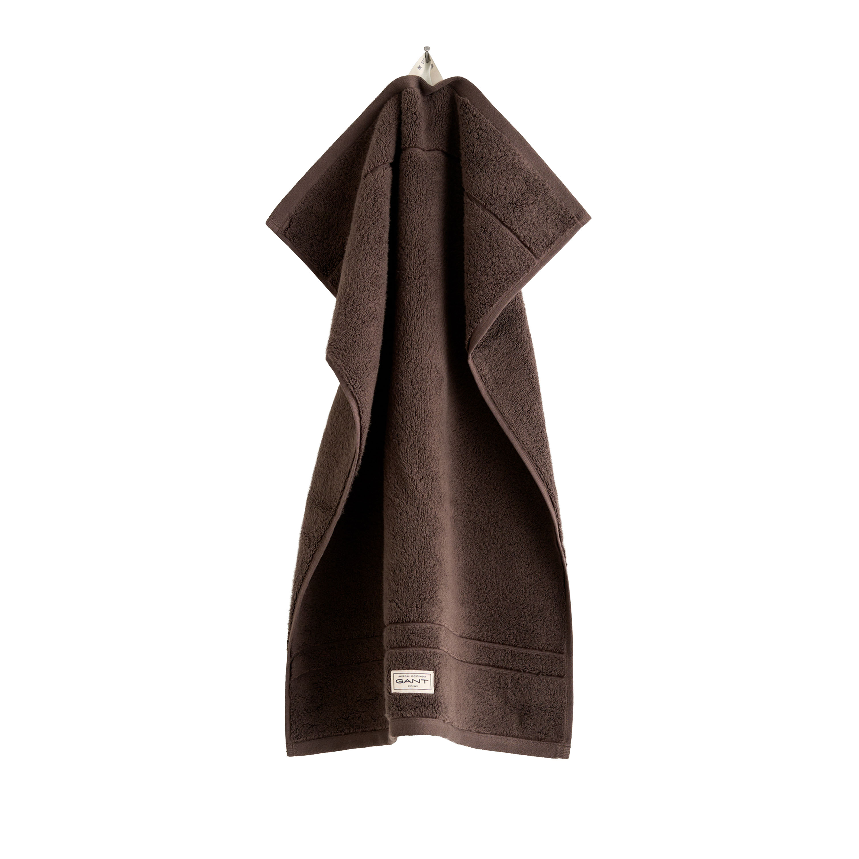 Organic Premium Terry Håndkle Deep Brown 50x70