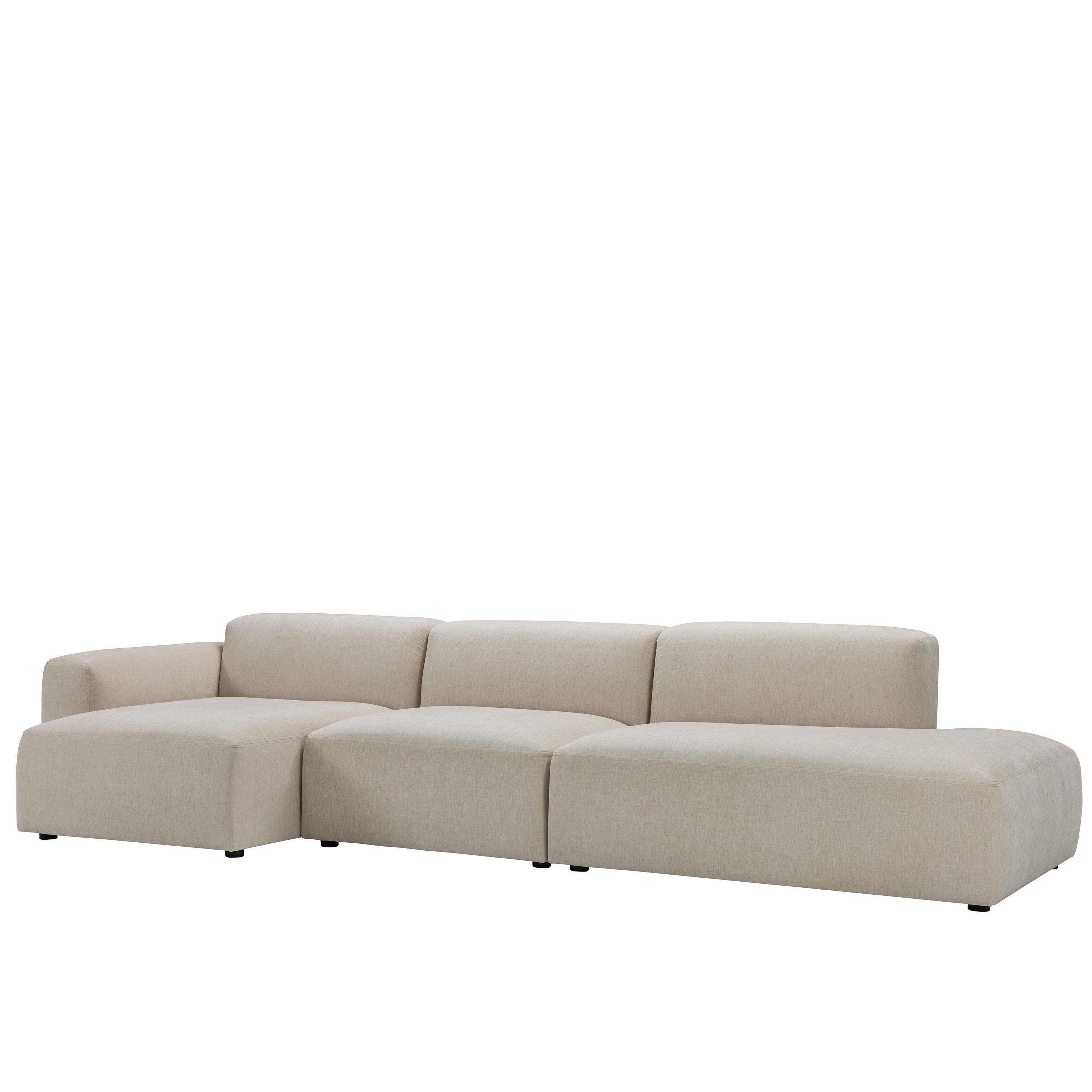 Thalia Sjeselongsofa Venstre med Open End Light Nature 350cm