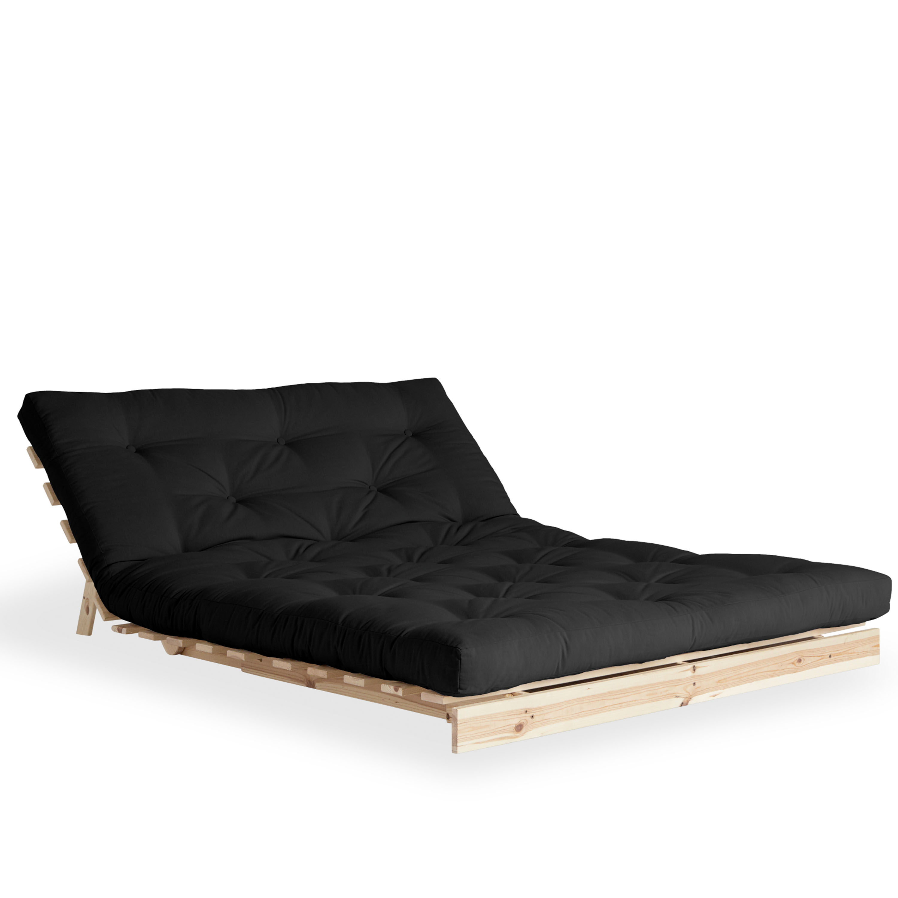 Karup Design Roots Schlafsofa Natur/Dunkelgrau 140cm