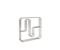 Curva Display Square Vägghylla Silver