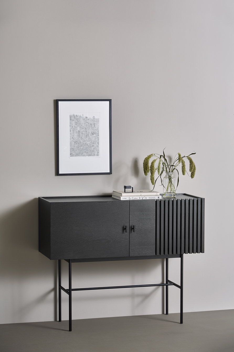 Woud Array Sideboard Black 120cm