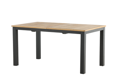 Venture Home - Elsa Matbord Svart 152/210cm - Vit