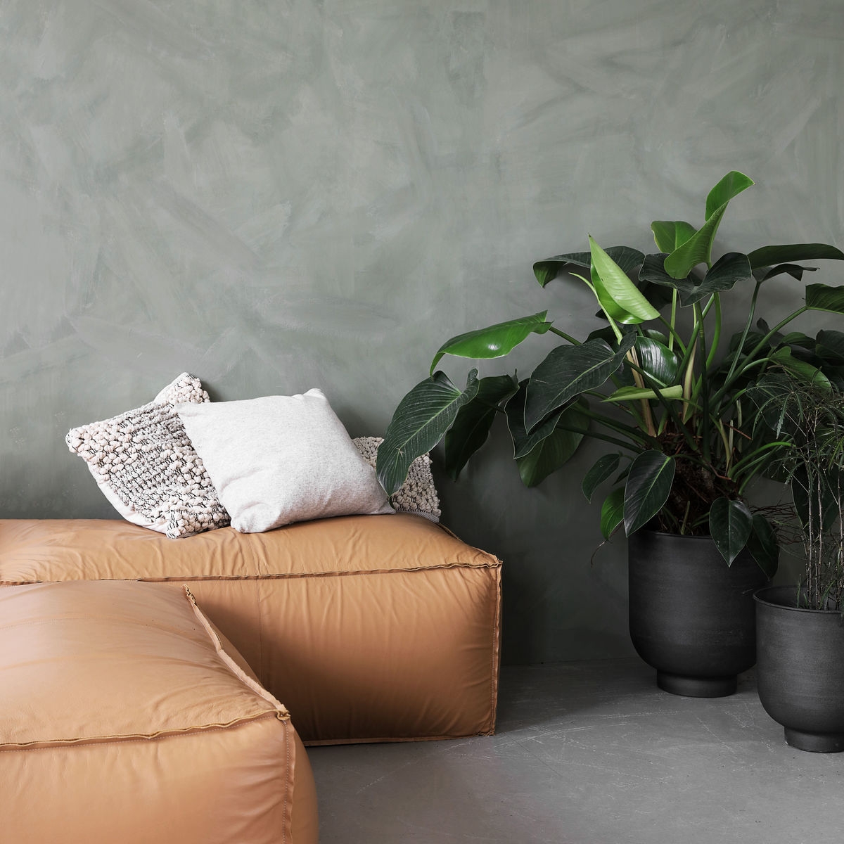 House Doctor Vig Krukor Hög Grå 2-pack