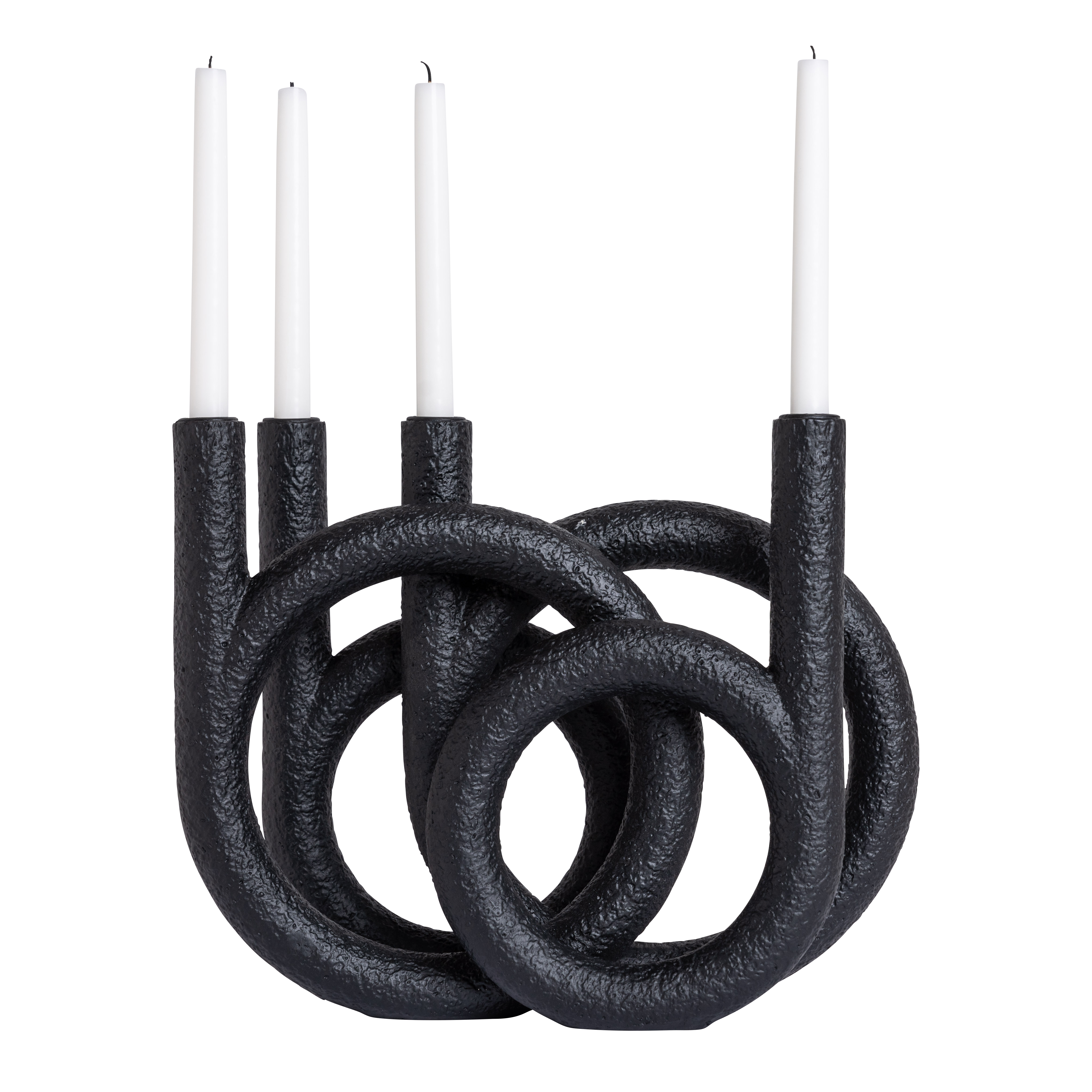 Mogihome - Lo Kerzenhalter Schwarz 4 - Kerzenständer