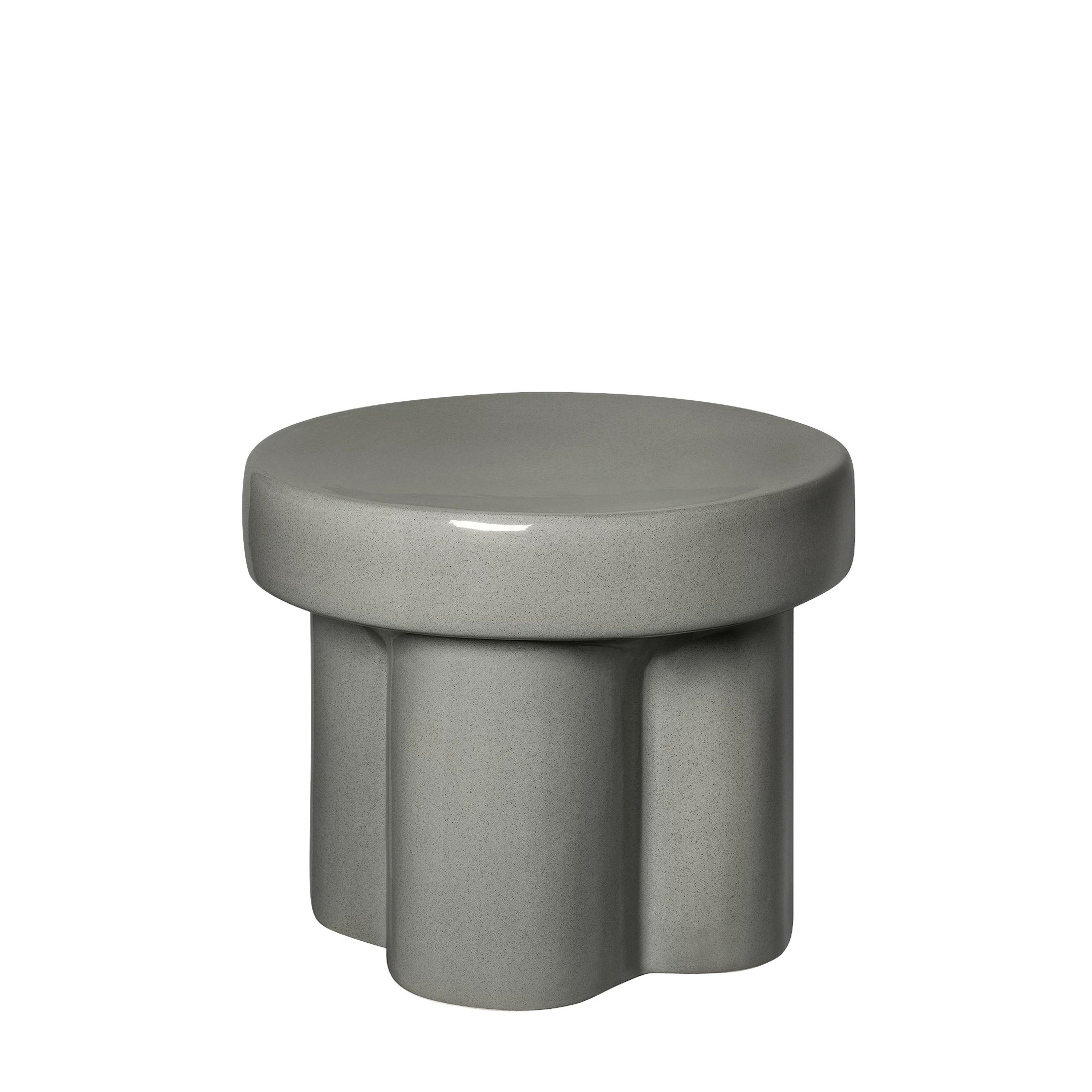 Toru Ceramic Sidobord Elephant Skin shape Low