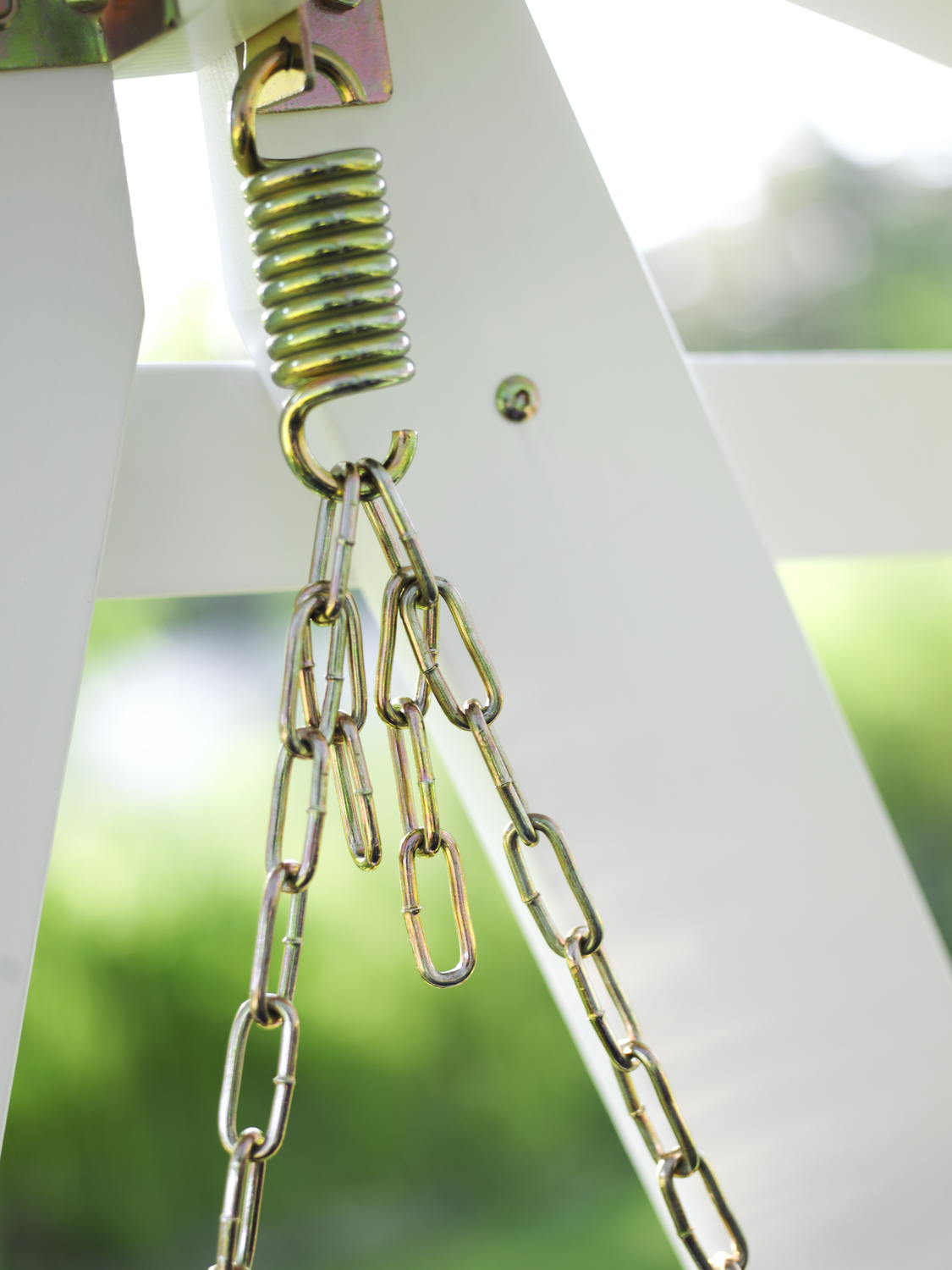 Hillerstorp Dalom Riippukeinu ilman katosta Valkoinen