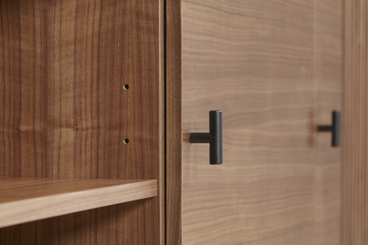 Woud Array Väggmonterat Sideboard  Walnut/Black 150cm