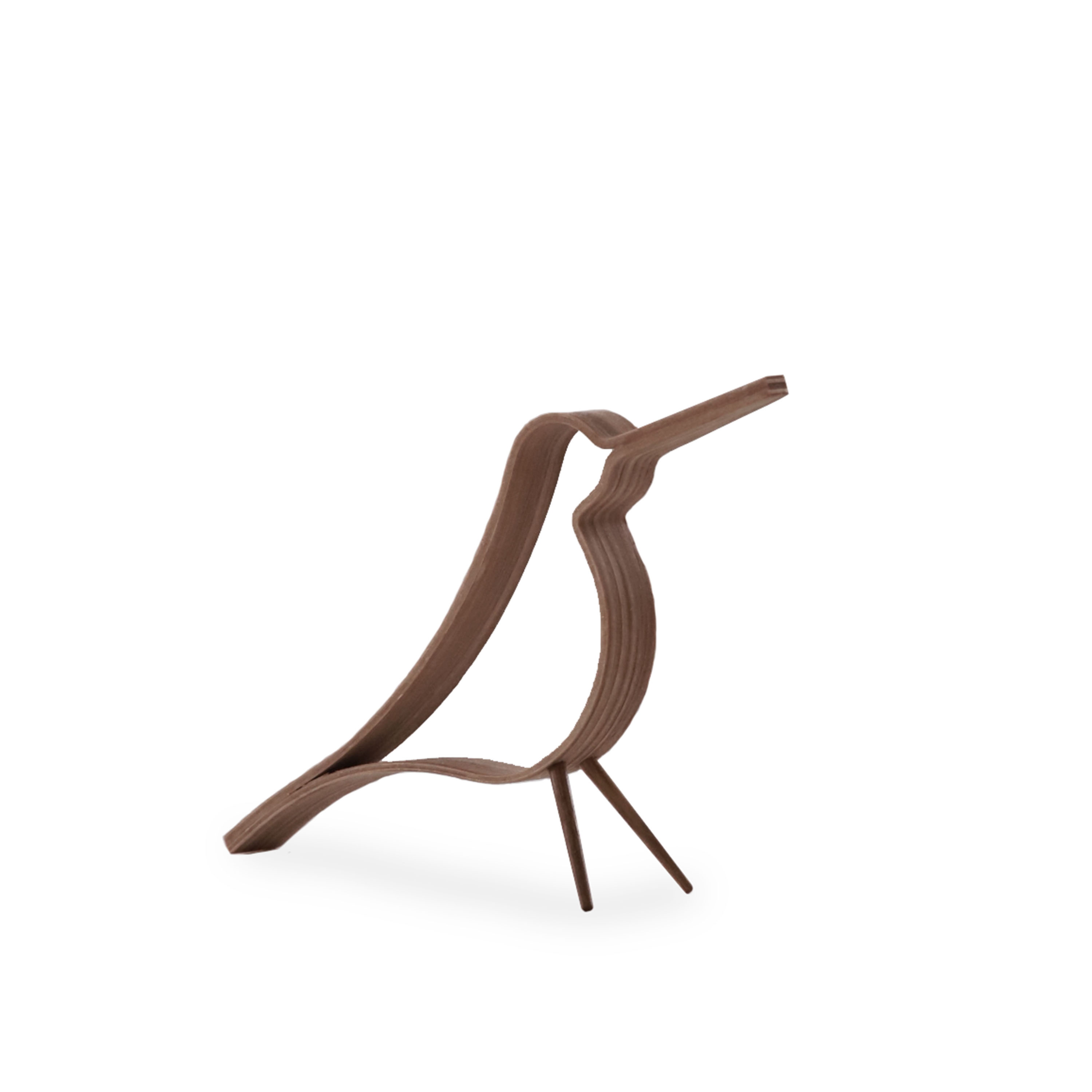 Woody Bird Dekorasjon Dark Oak Medium