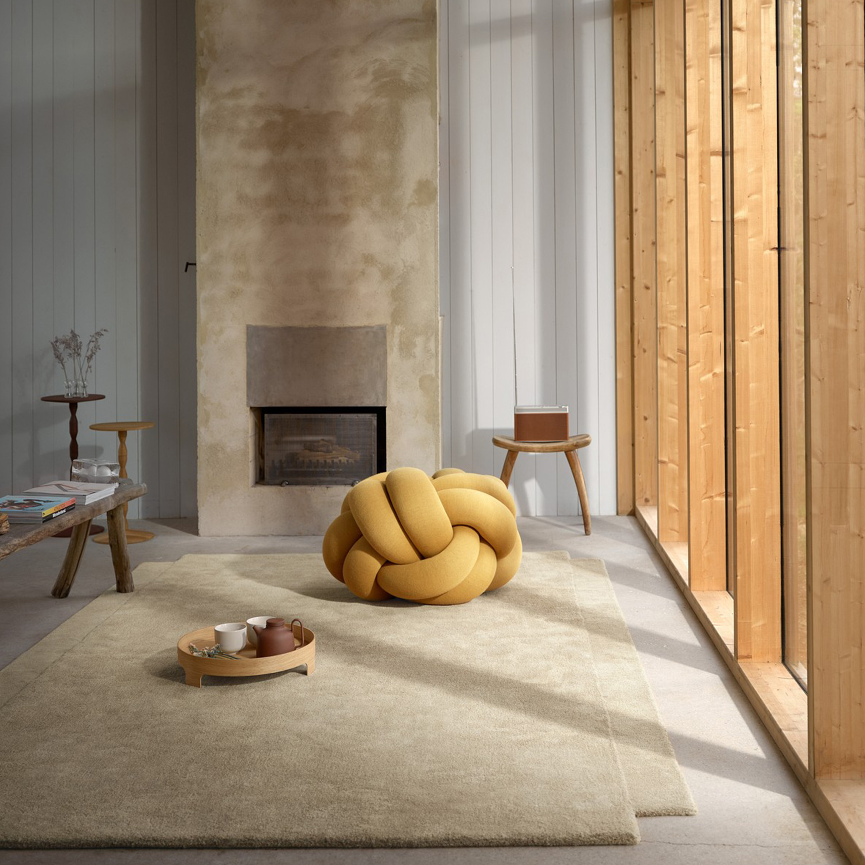 Design House Stockholm Level Ullmatta Beige 200x300