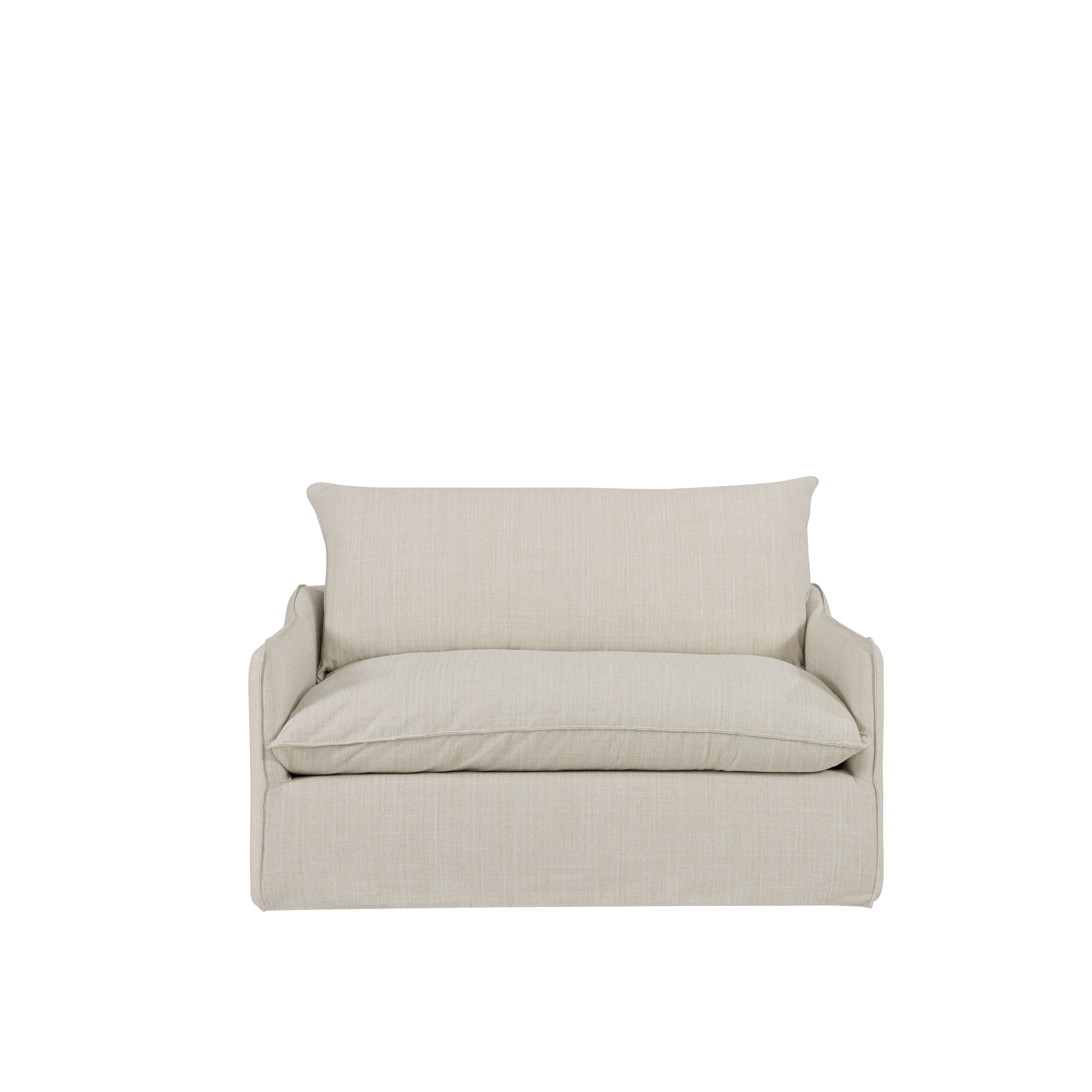 Sleepo Collection - Grace Love Seat Light Linen 136cm - Beige