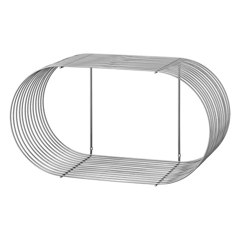 AYTM - Curva Vägghylla Silver 61cm