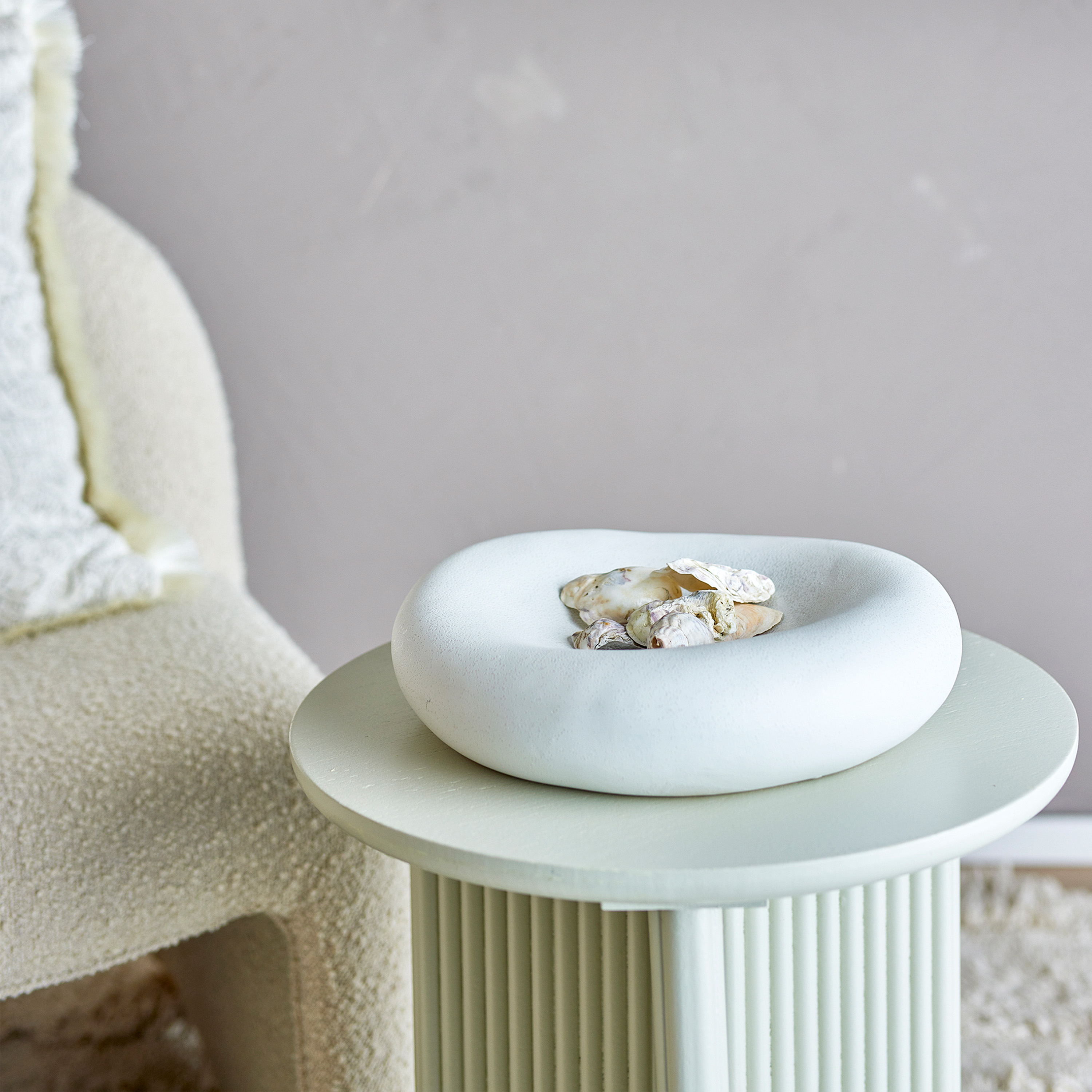 Bloomingville Audra Skål White Ø30