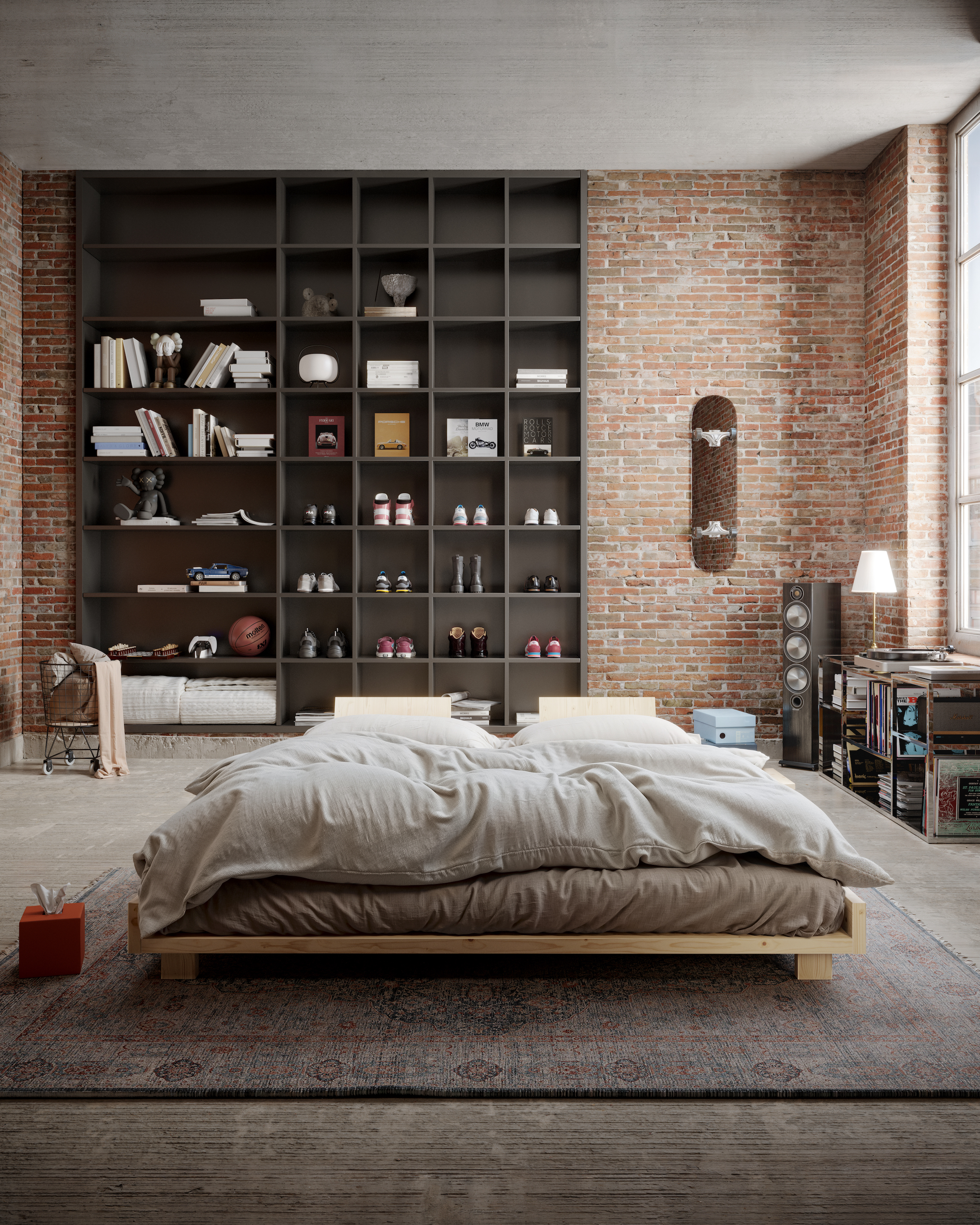 Karup Design Social Vuodesohva Luonnonväri/Beige 140cm sis. 2 Selkänojaa/Sivupöytä