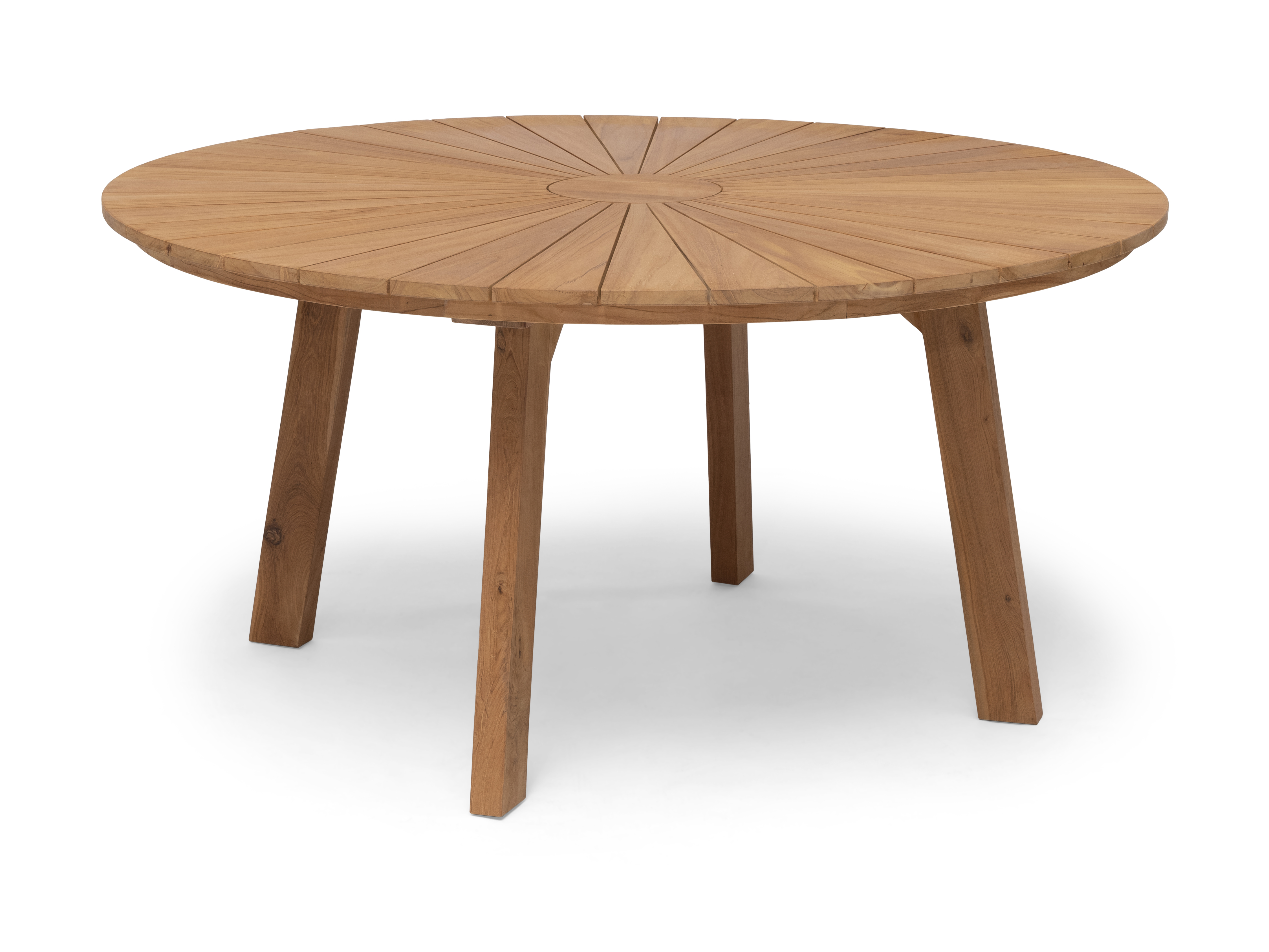 Hillerstorp - Ringsjö Spisebord Teak Ø150 - Holz  - Utendørs Spisebord