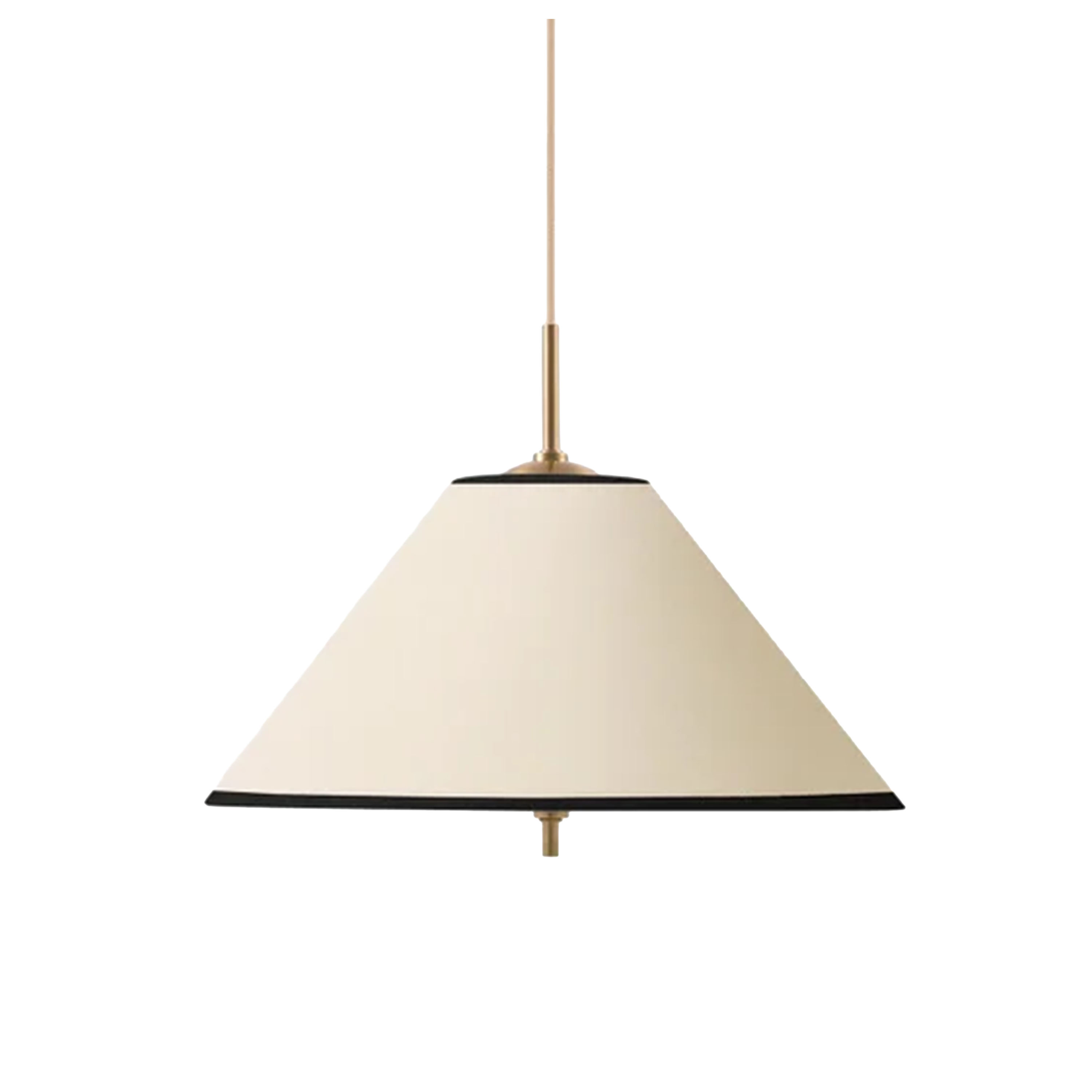 Iris Taklampe Creme/Noir Ø25