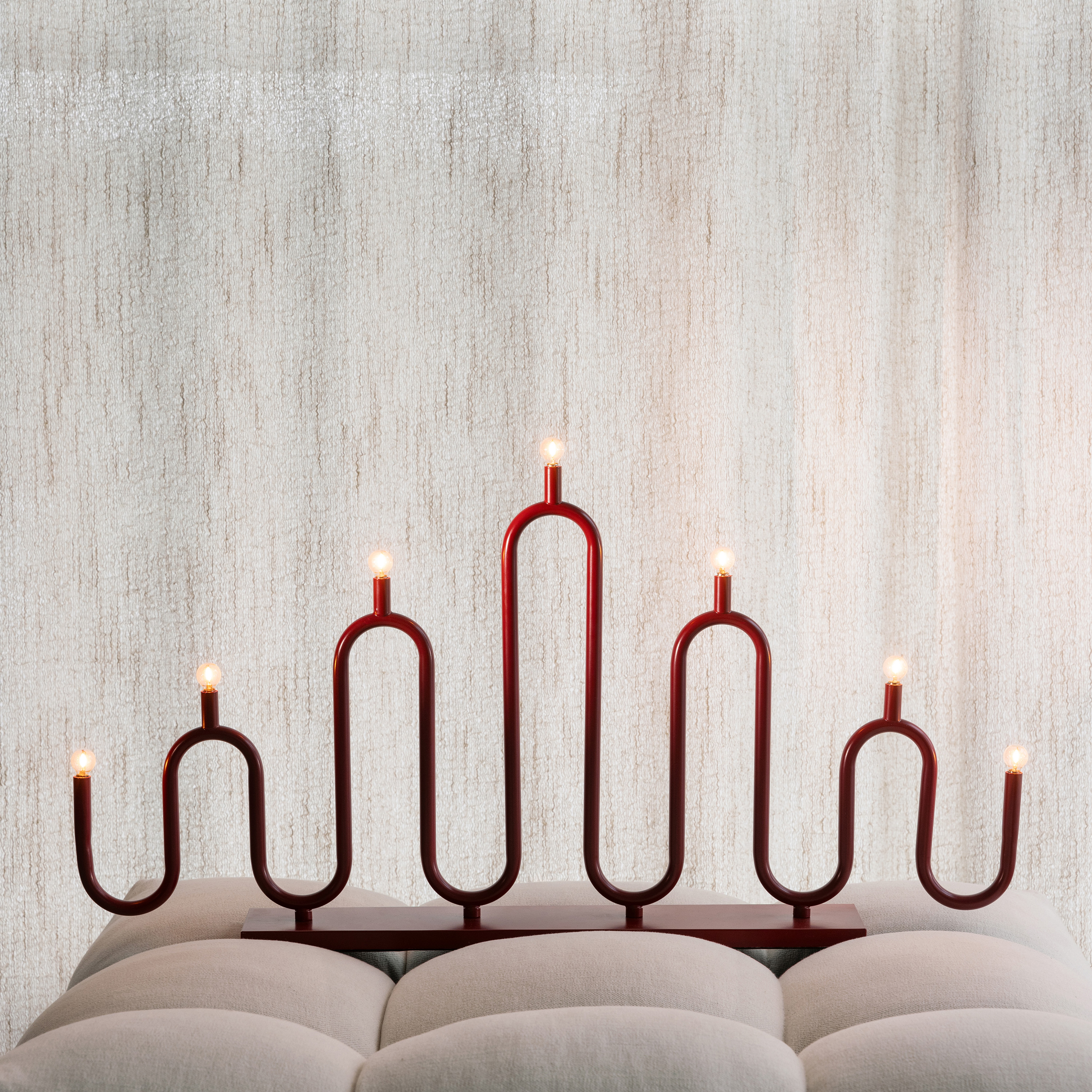 Noel Adventsstake 7 Rød
