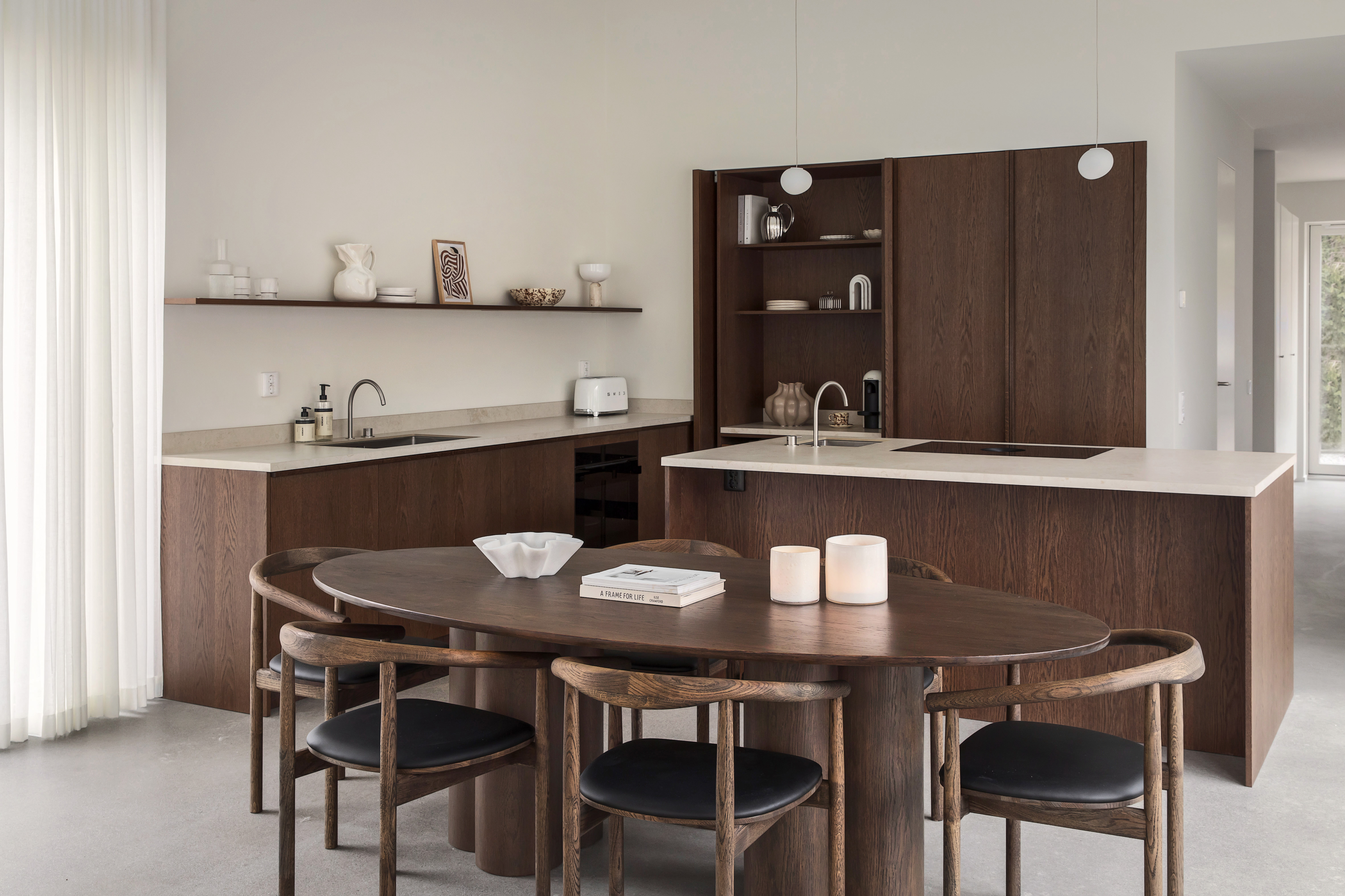 Sleepo Collection Laura Matbord Brunbetsad Ek 220cm