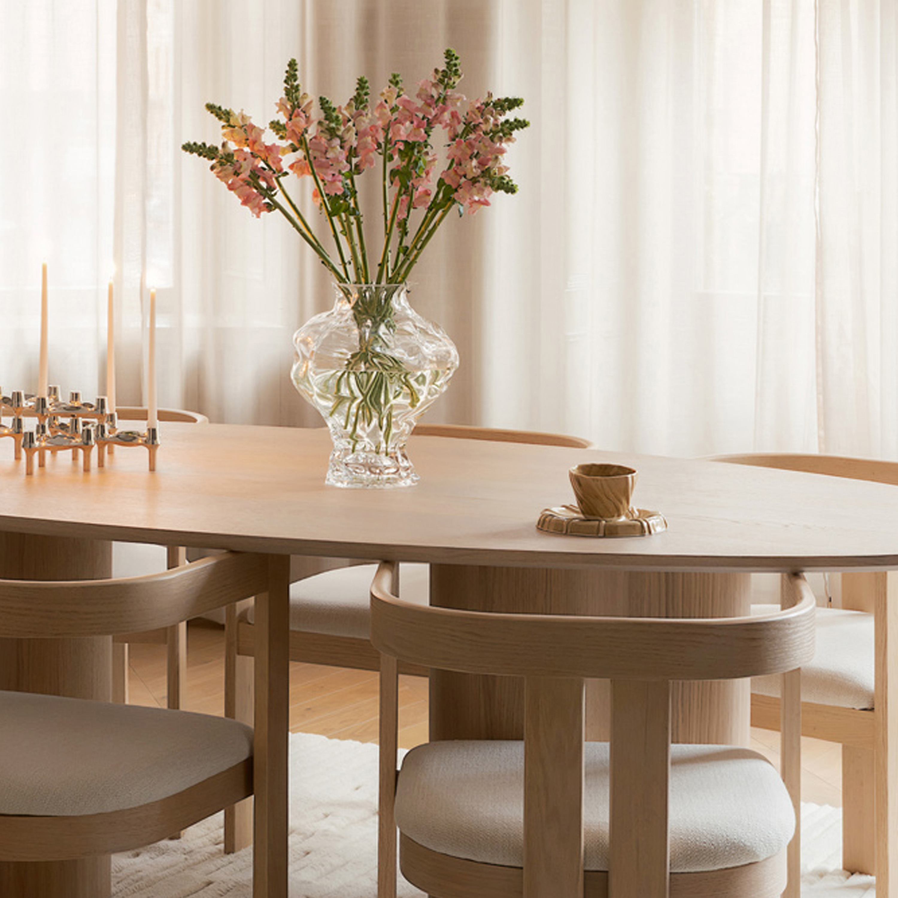 Hein Studio Ammonit Vase Clear Large