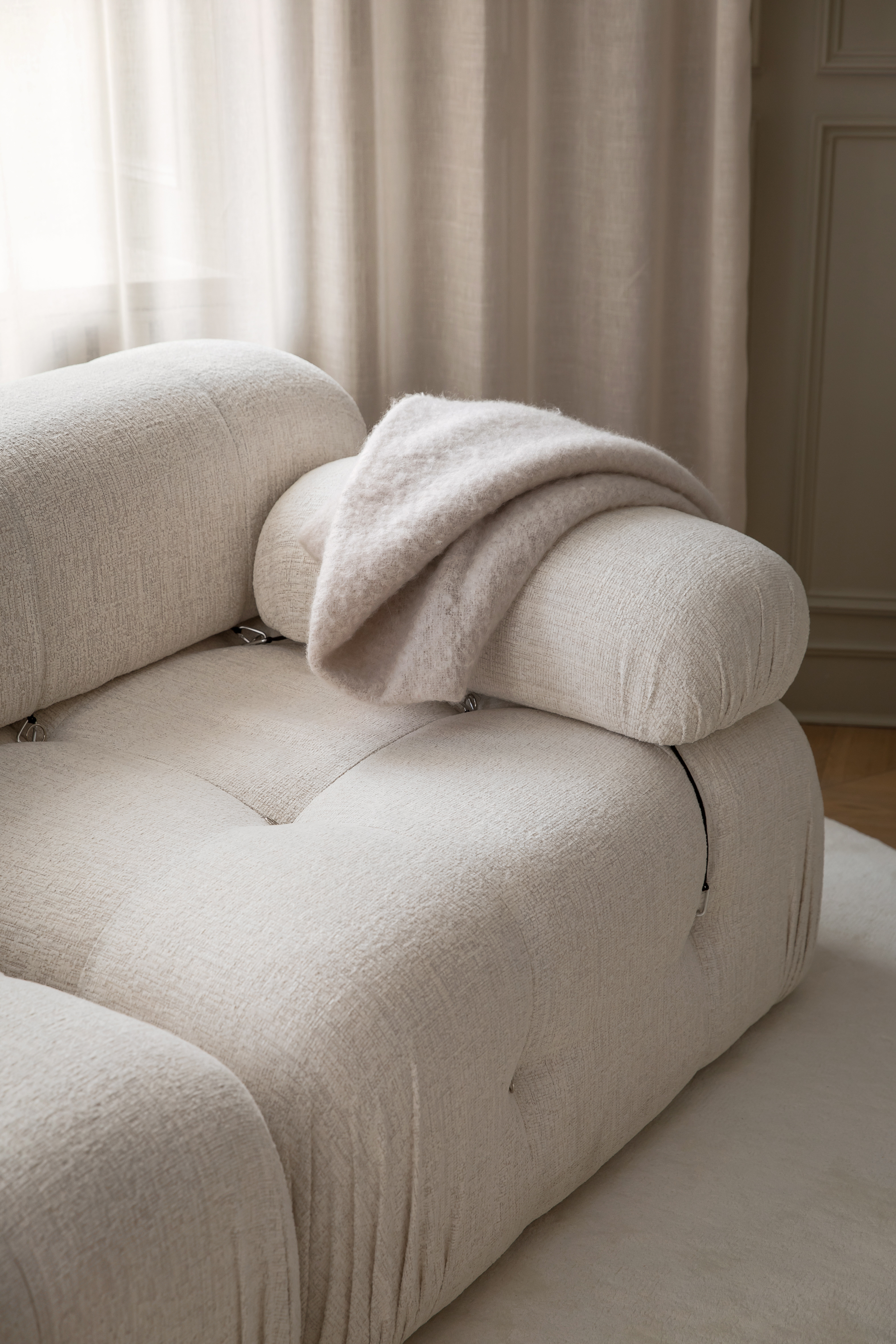 Sleepo Collection Blanca 3-sits Divansoffa Cream