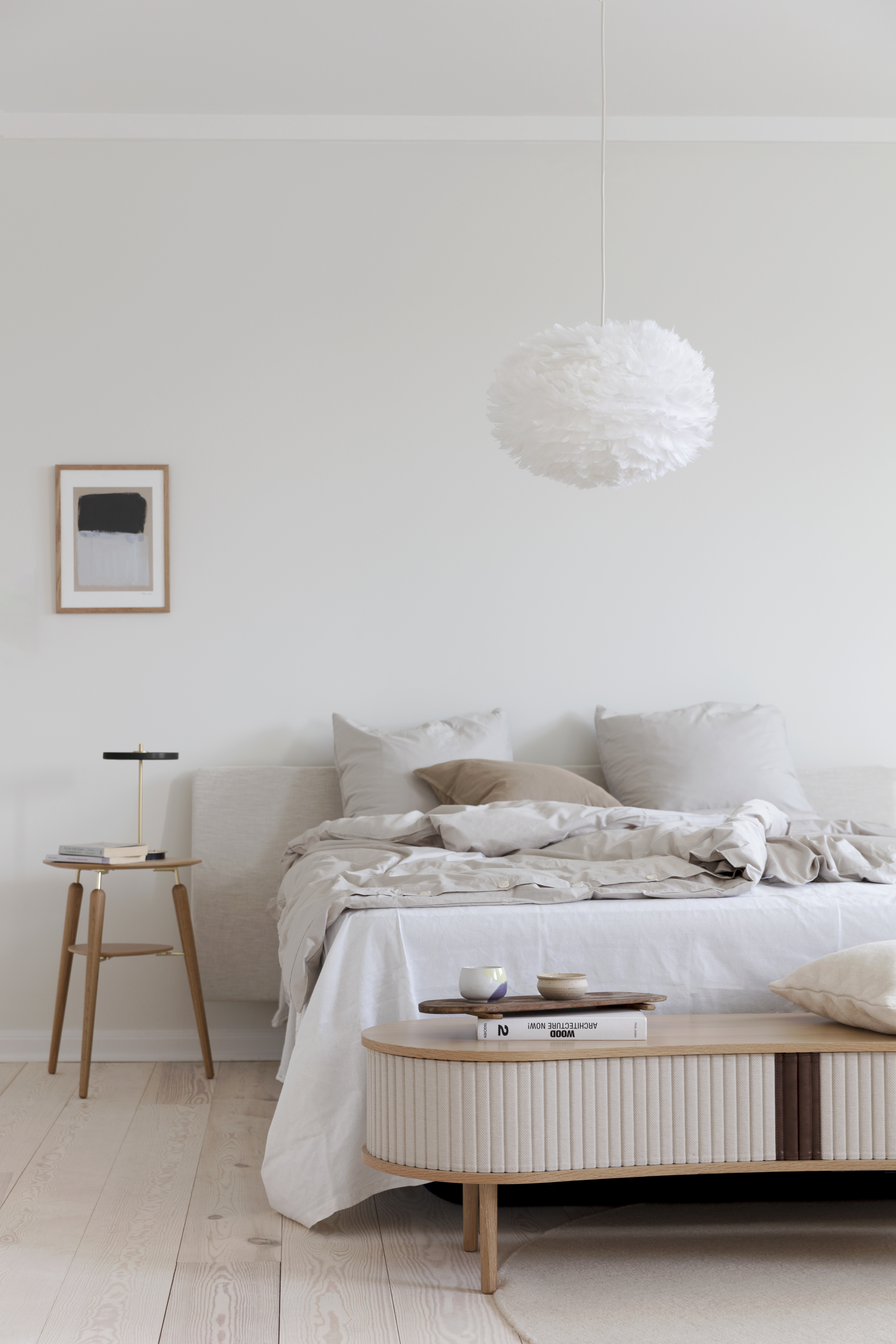 Umage Eos Fjærlampe Hvit Medium