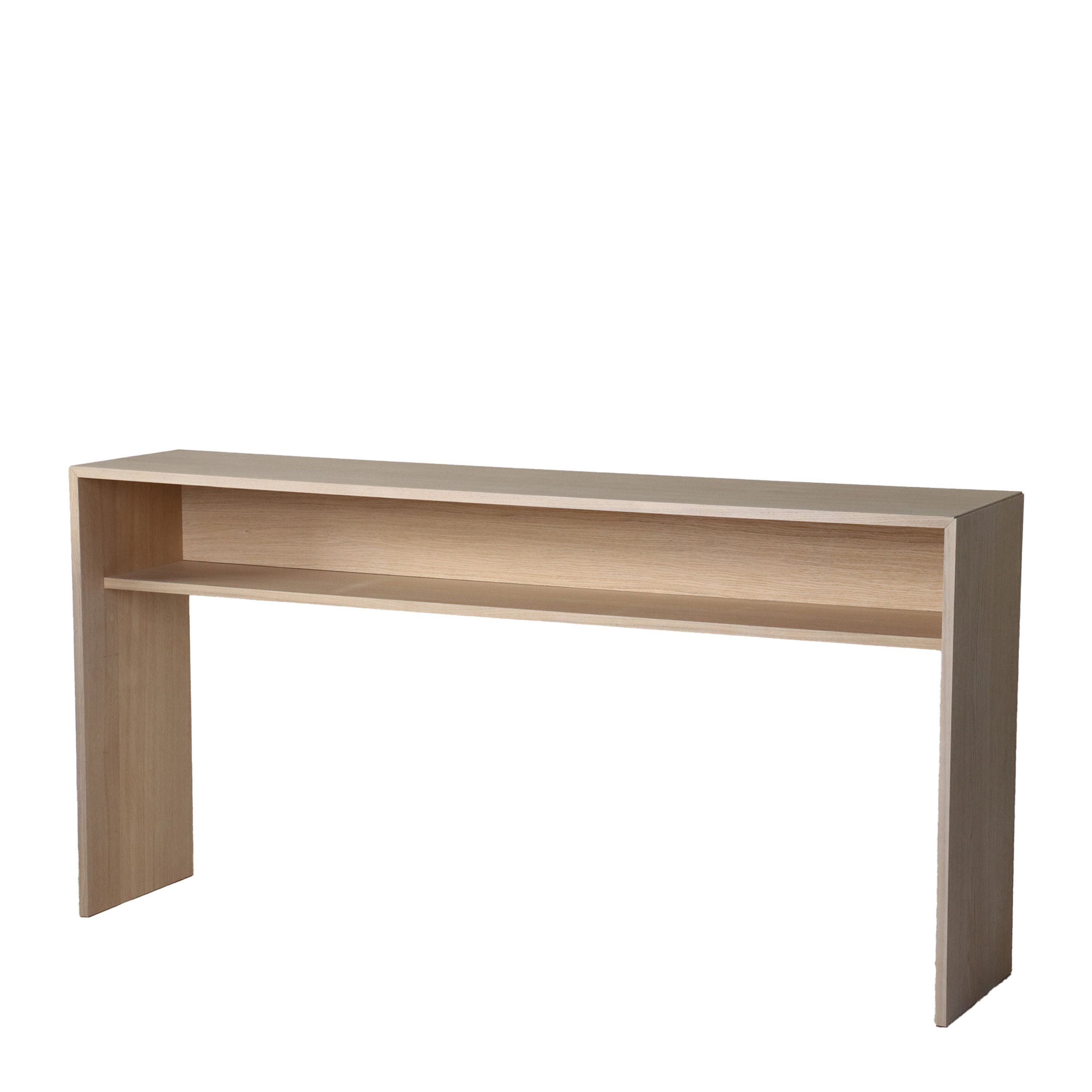 Sleepo Collection Esme Konsolentisch mit Ablage Weißgeölte Eiche 160cm