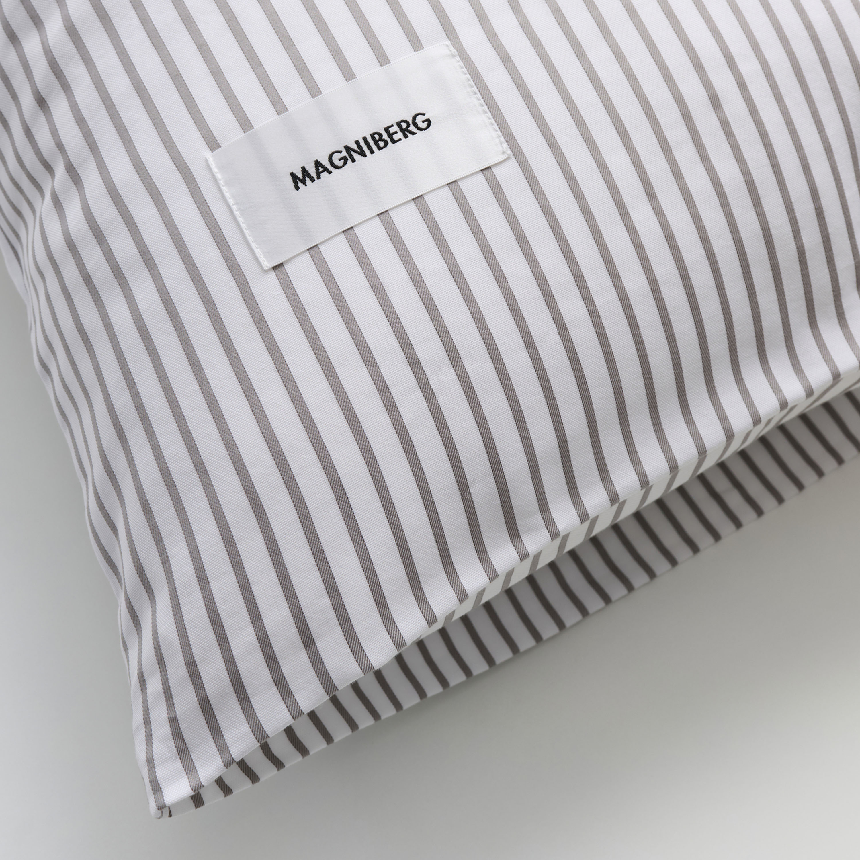 Wall Street Oxford Tyynyliina Stripe Grey 50x90