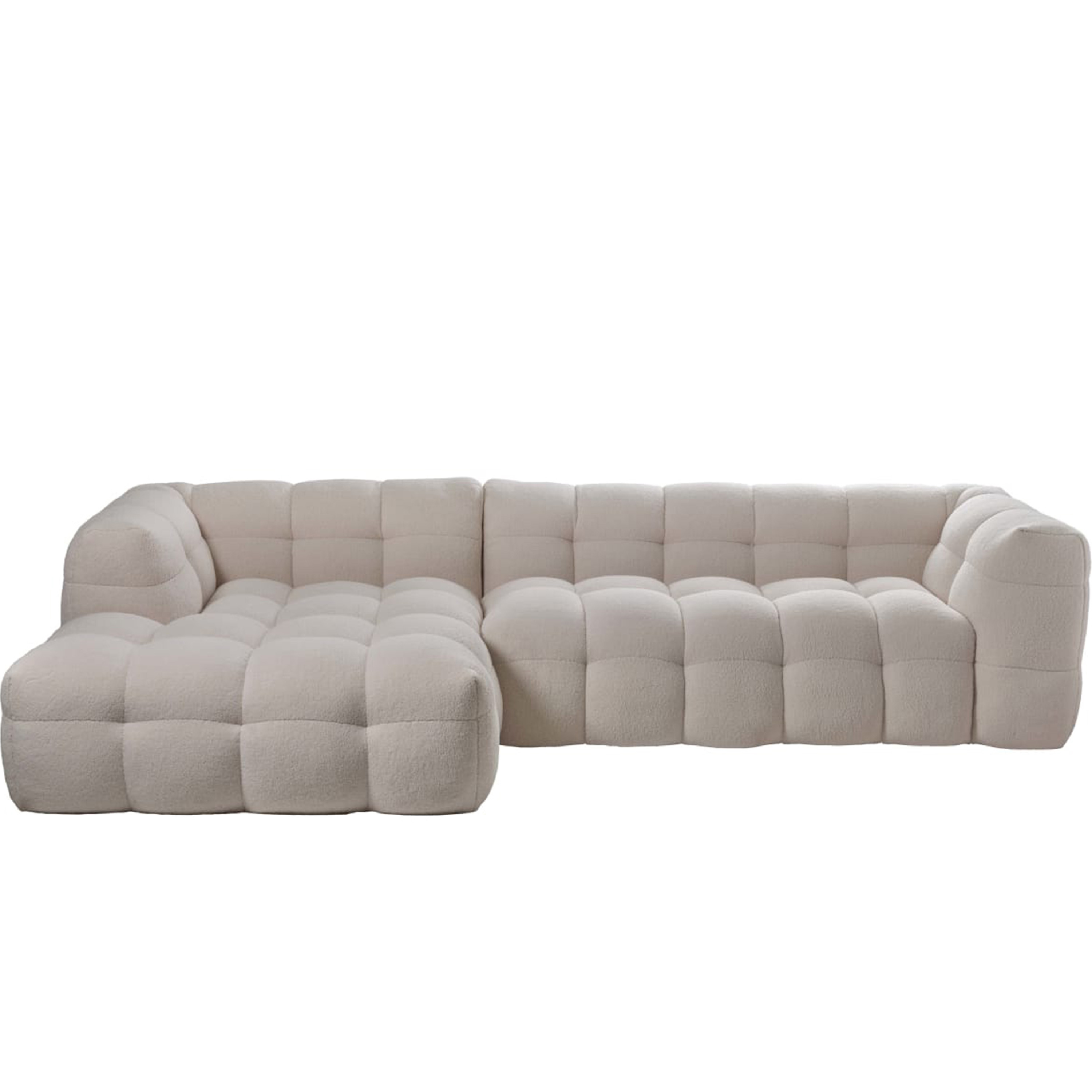 Sleepo Collection Billie Divaanisohva Vasen Creme Teddy