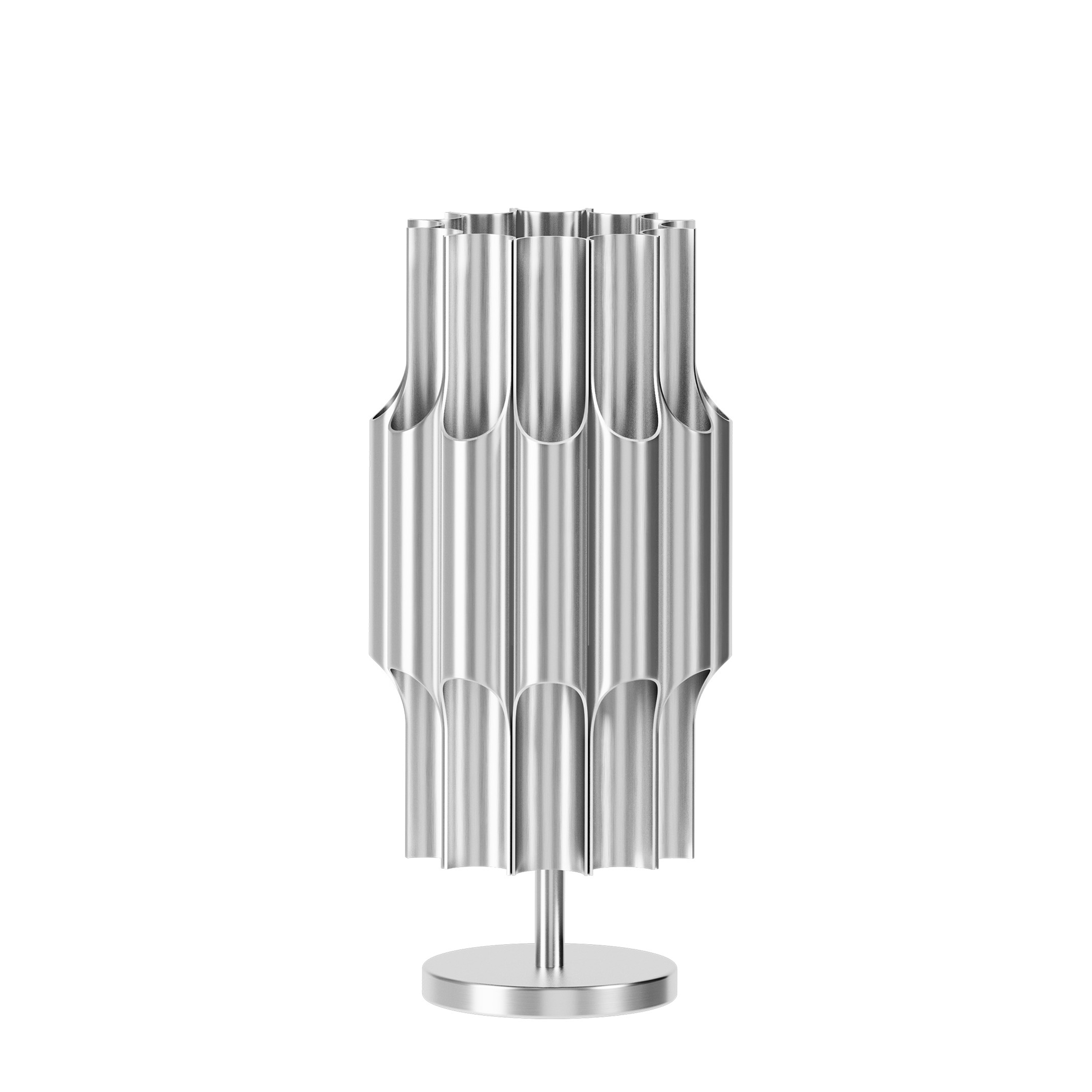LYFA - Pan Pöytävalaisin Alumiini 40cm Hopeanvärinen - Aluminum - Pöytävalaisimet