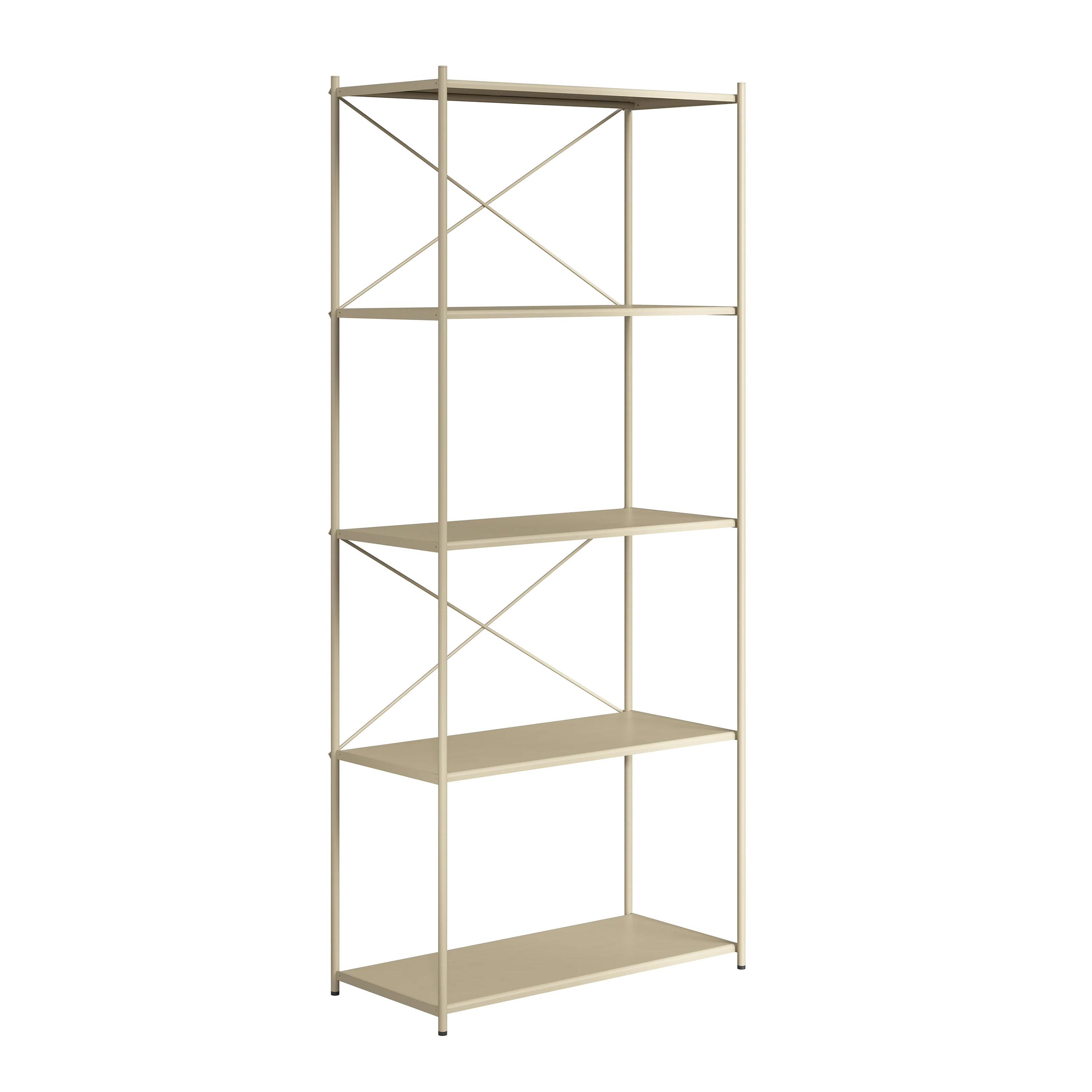 Arturo 5-Tier Hylla Desert Sand 75x175