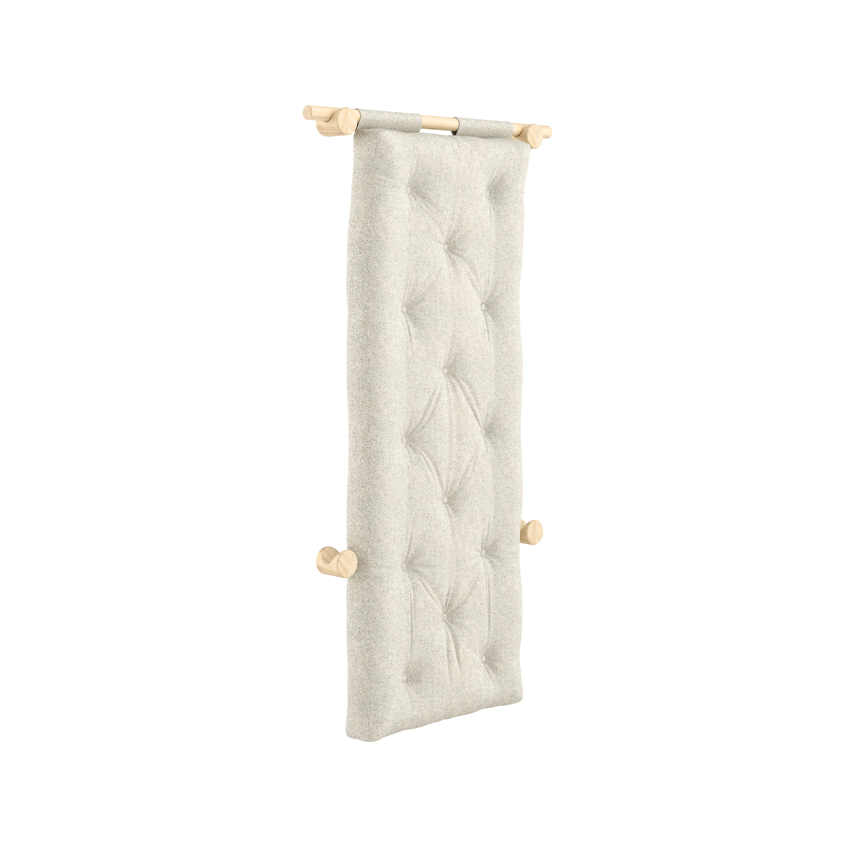 Karup Design Hooked Bäddfotölj Raw Soft Chalk 75x200