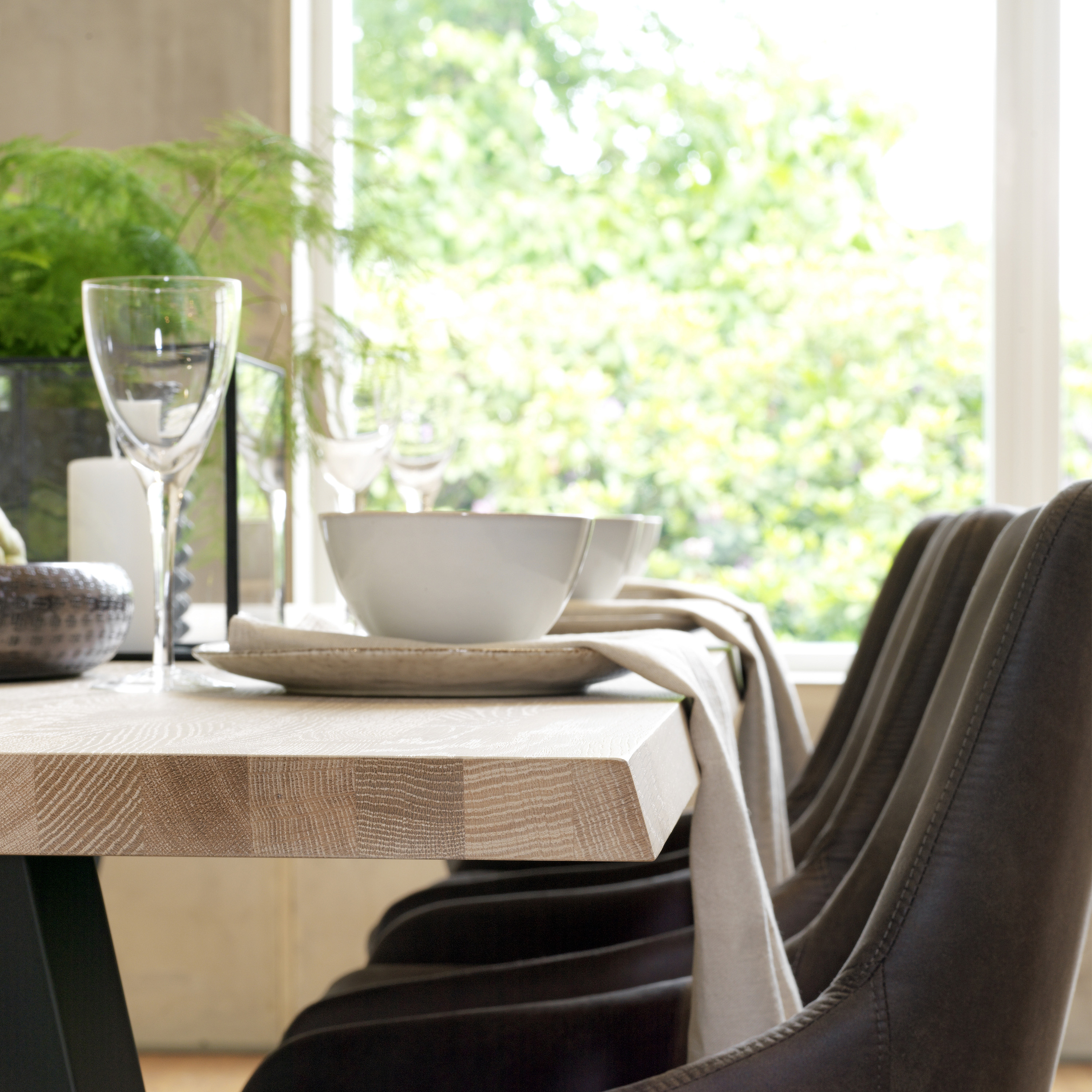 Rowico Home Fred Matbord Vitpigmenterad 170cm