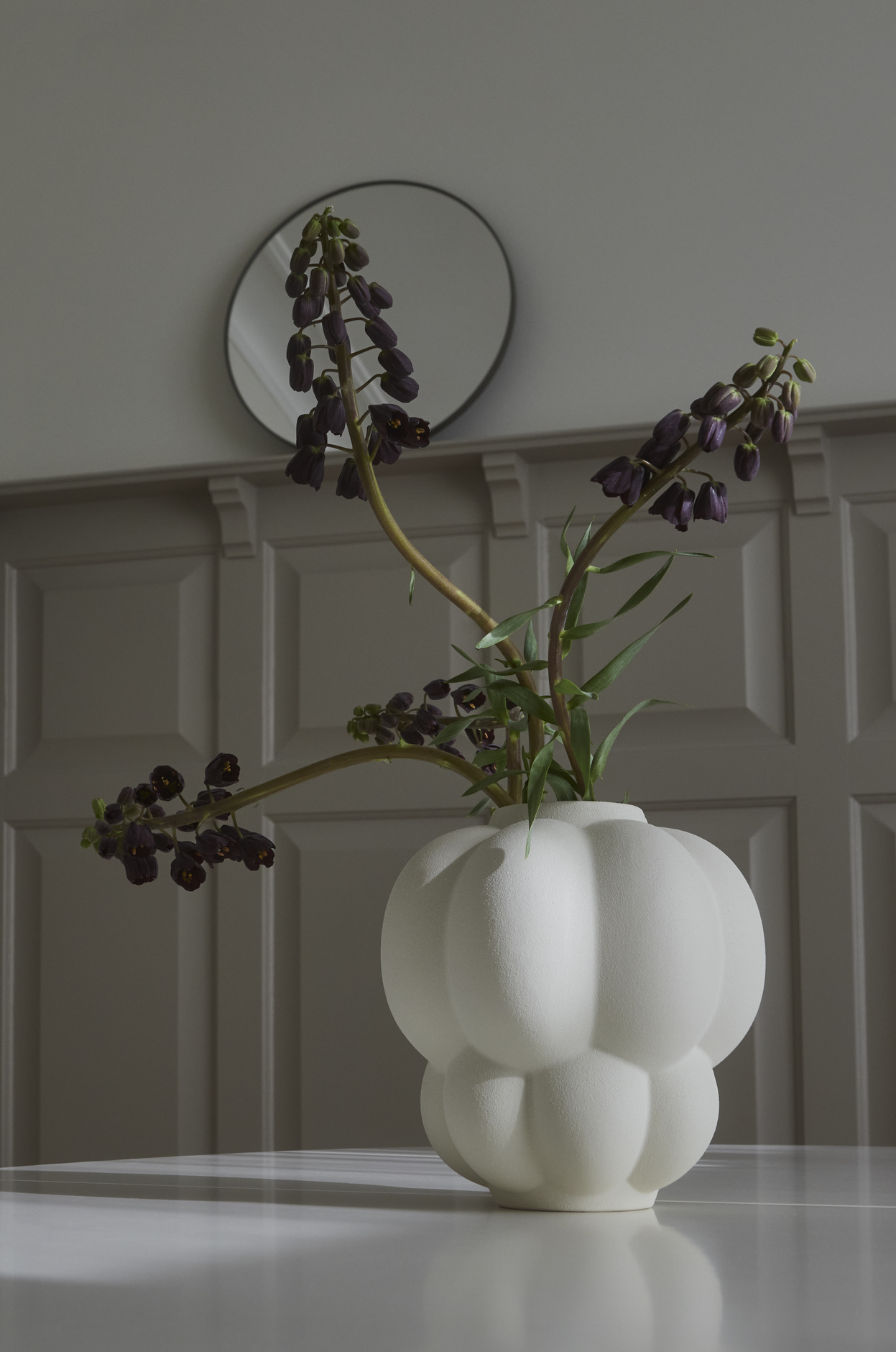 AYTM Uva Vase Keramikk Krem 28cm