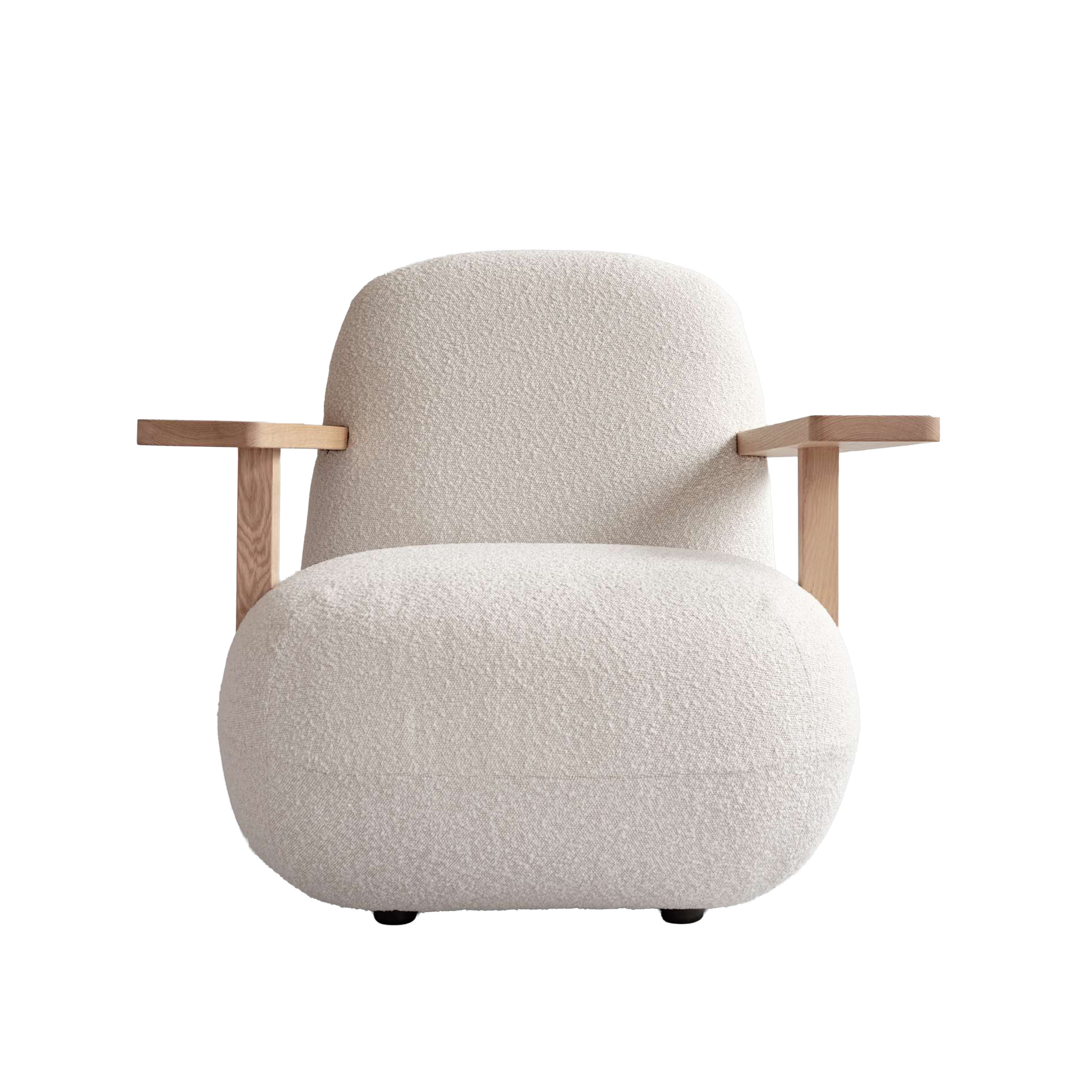 101 Copenhagen Toe Loungefotölj Natural Oak/Off White
