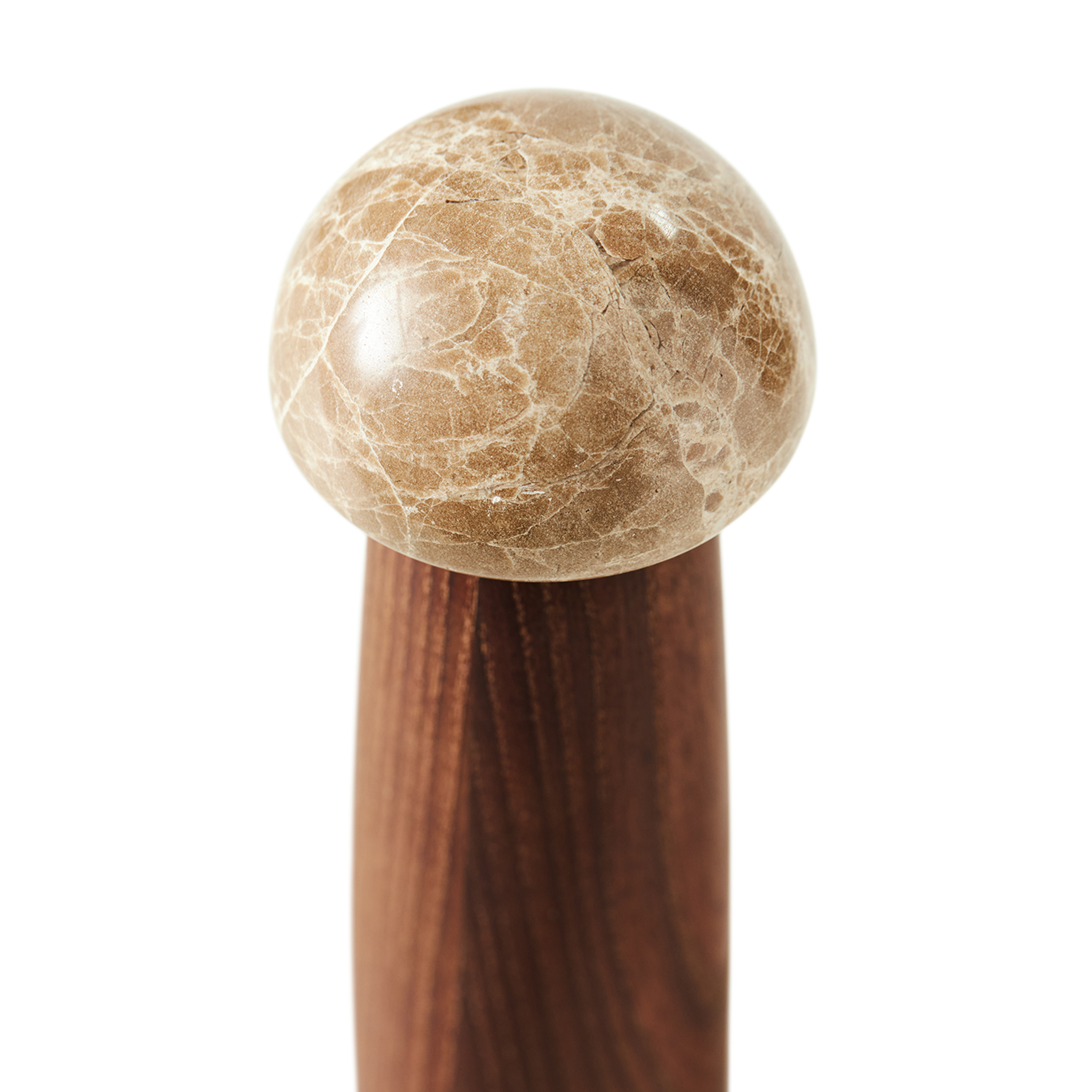 Muubs Mill Yami Salz- und Pfeffermühle Carbonized Ash/Marble Medium