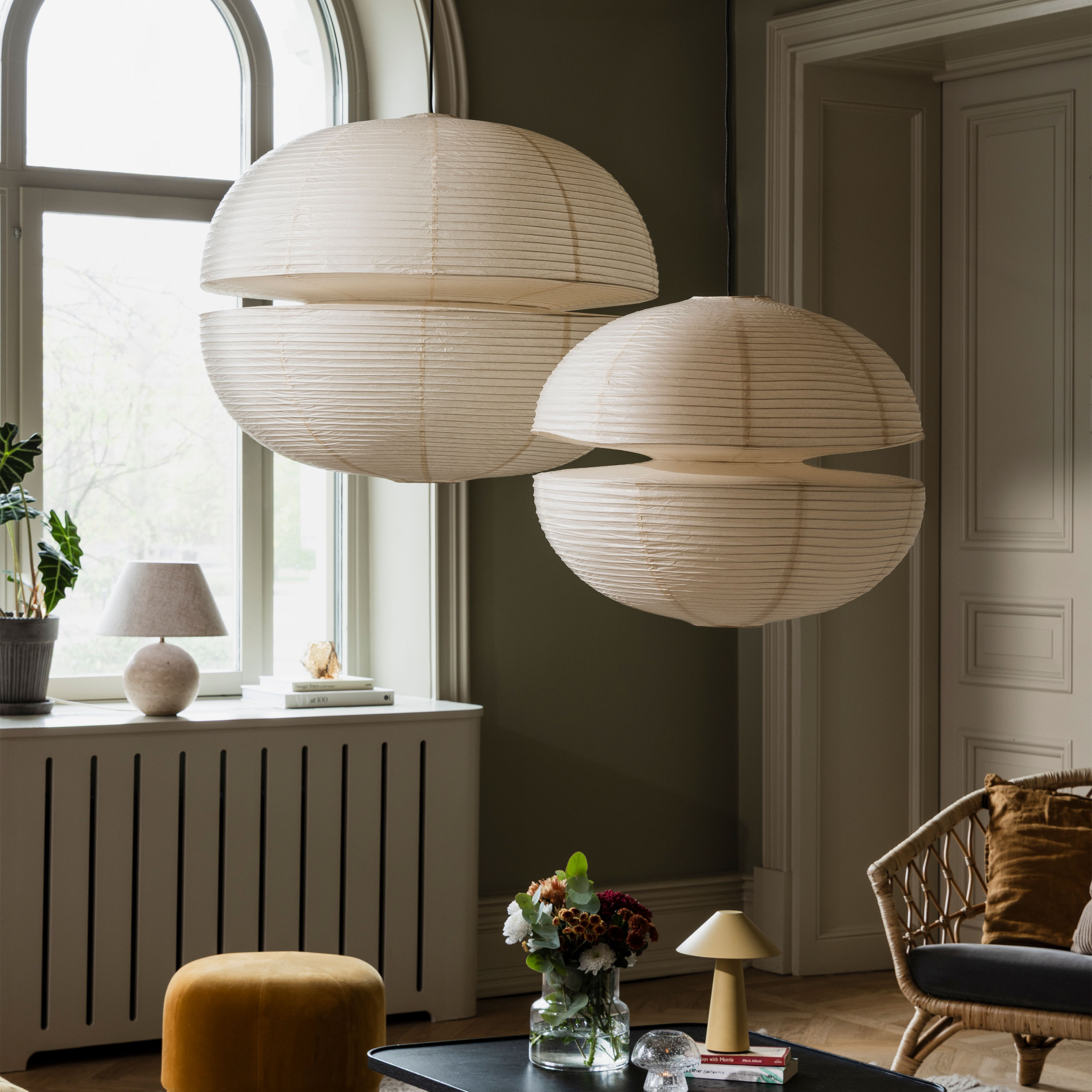 Globen Lighting Mela Lampeskjerm Beige 80cm