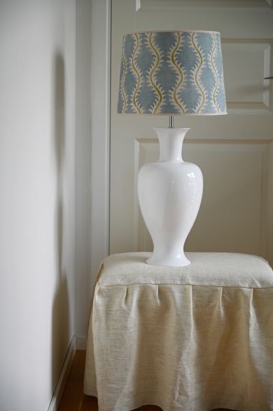 Hallbergs Belysning Mindy Lampunjalka Kiiltävä Valkoinen 50cm