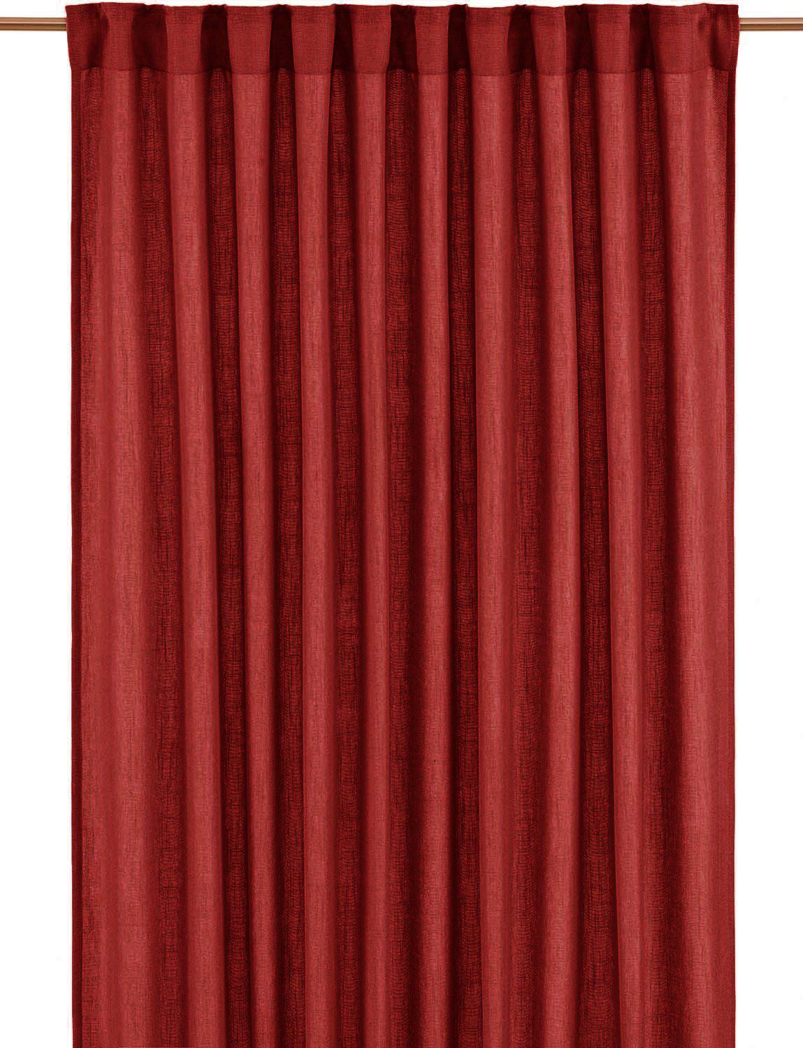 Svanefors - Cecil Vorhanglänge Rot 260cm 2er-Pack - Vorhanglängen