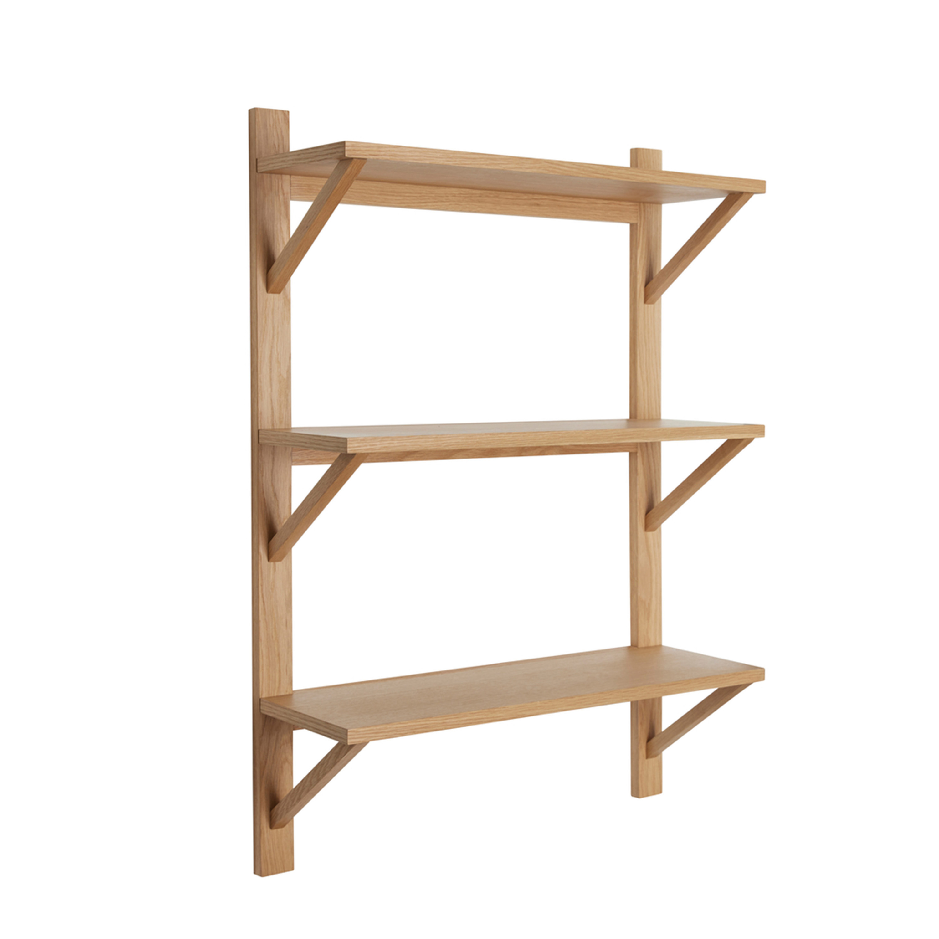 Hübsch - Triarch Hylleenhet Natural 70x100 - Holz  - Vegghyller