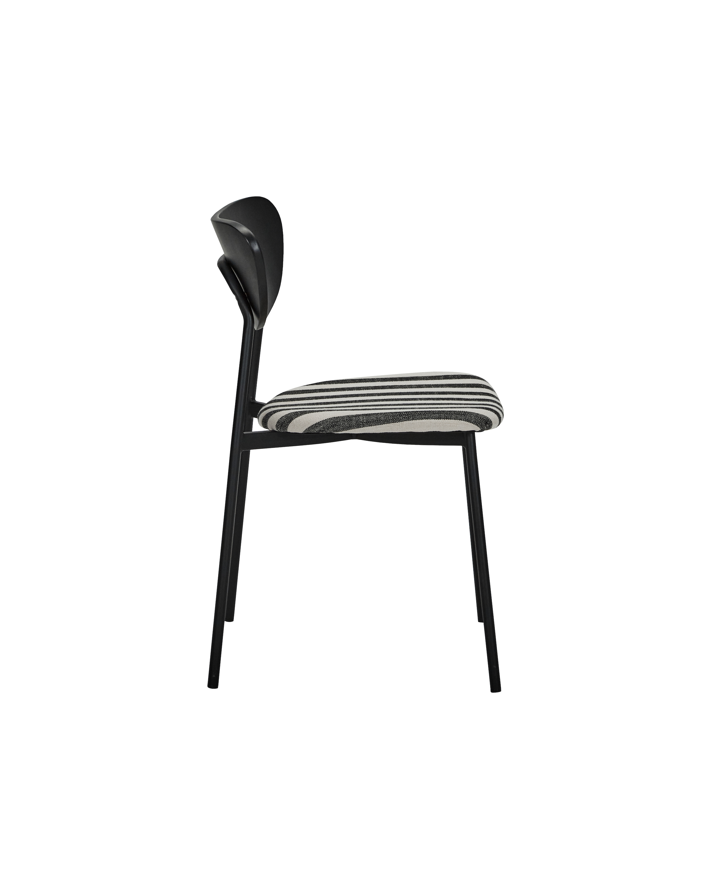 House Doctor Must Matstol Svart/Off-White 2-pack